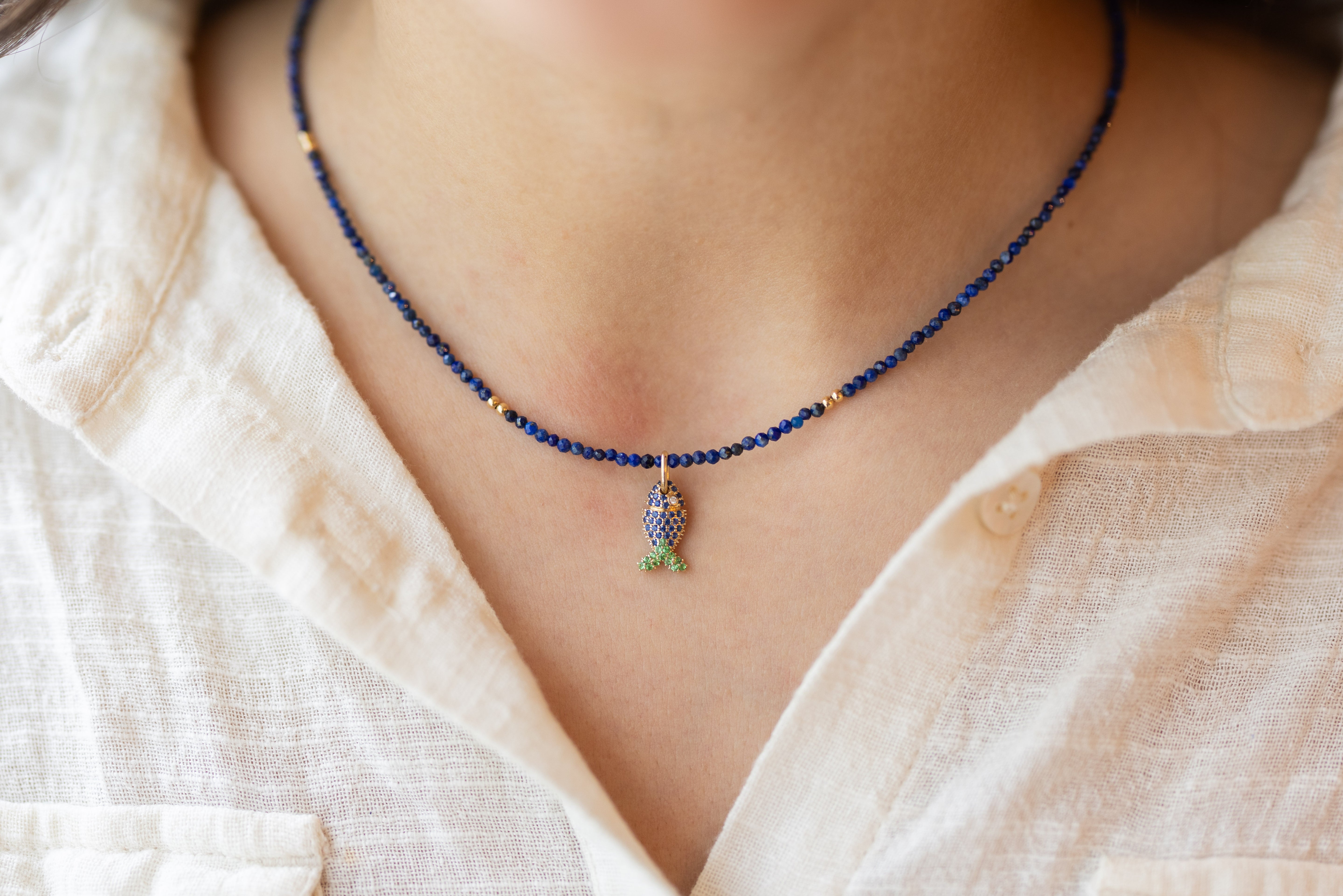 The Midnight Fish Charm