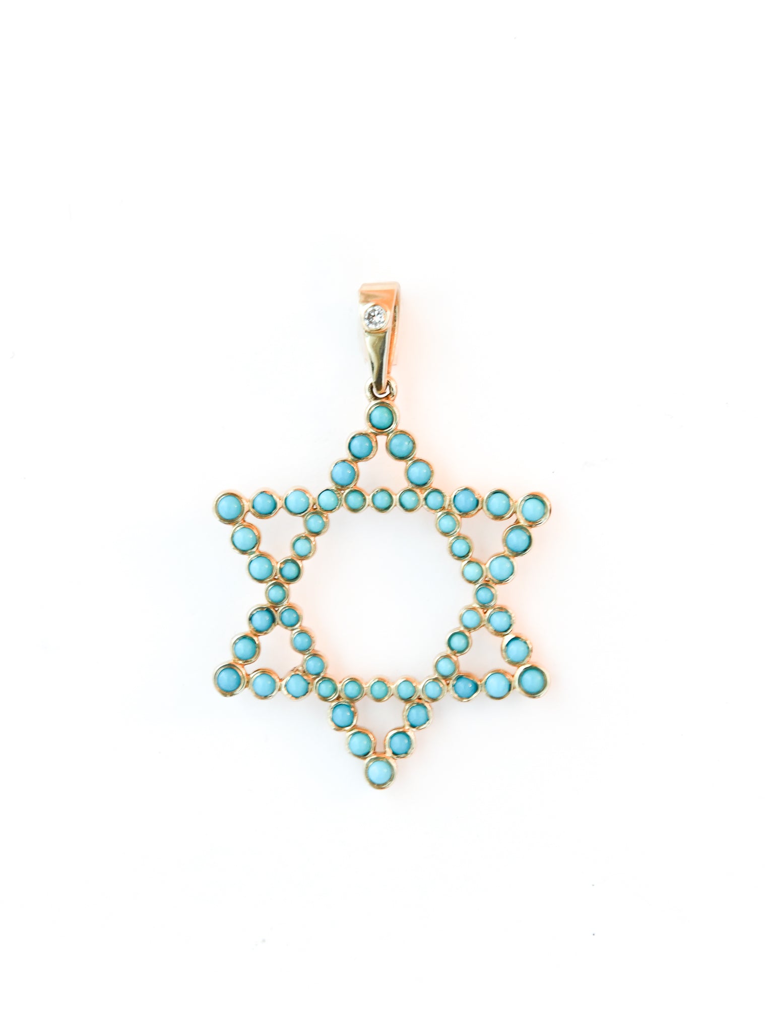 The Shoshanna Mazel Charm in Turquoise