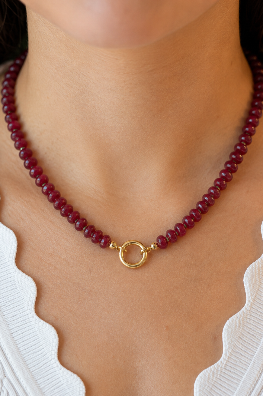 The Chunky Colorful Gemstone Chain
