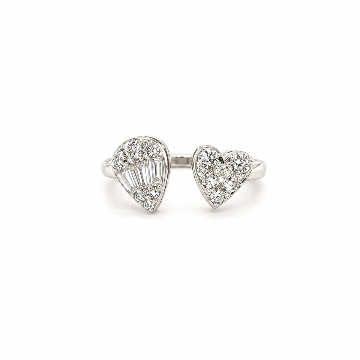 Heart Meets Pear Ring