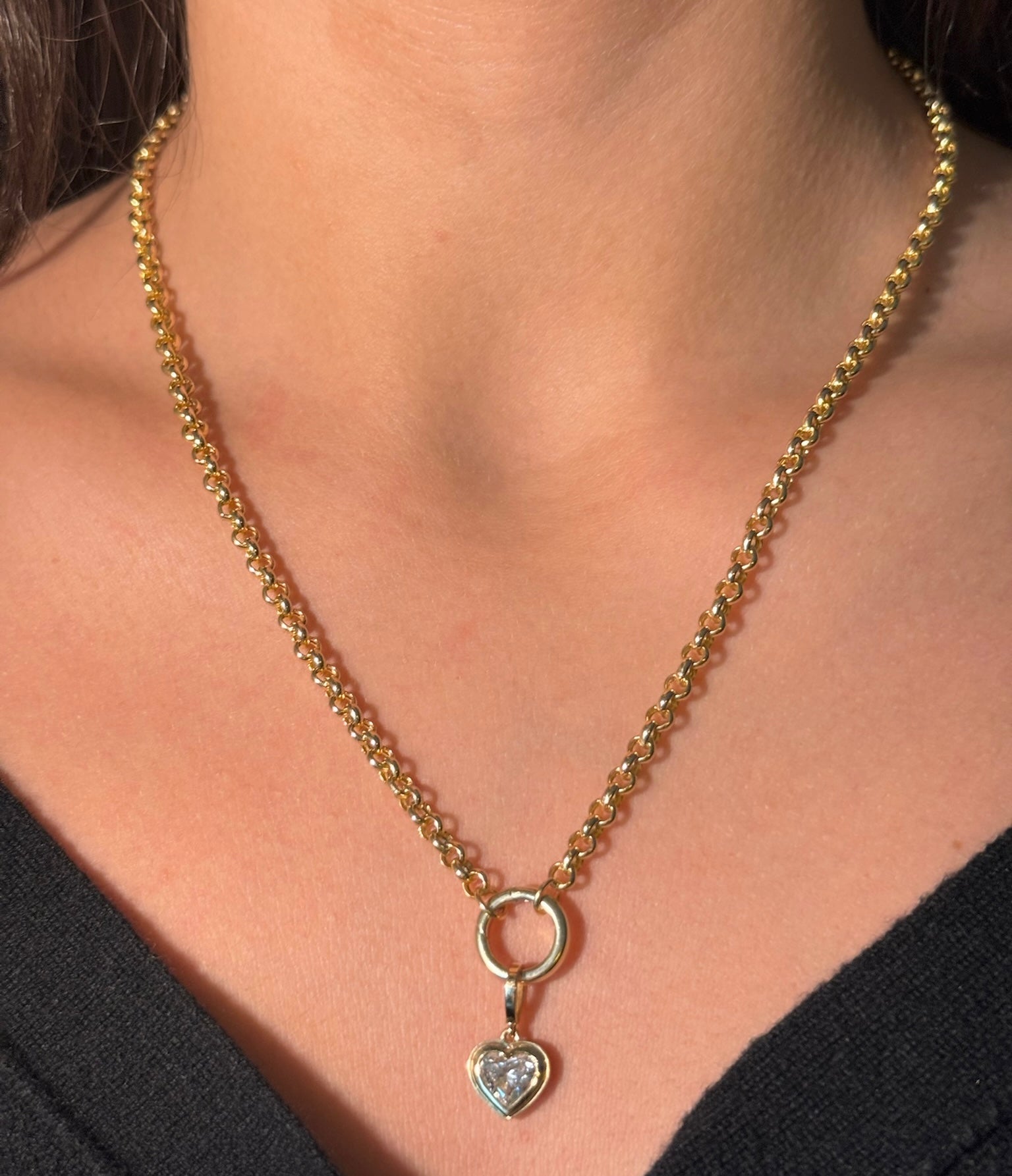 The Ray of Love Charm on Chain