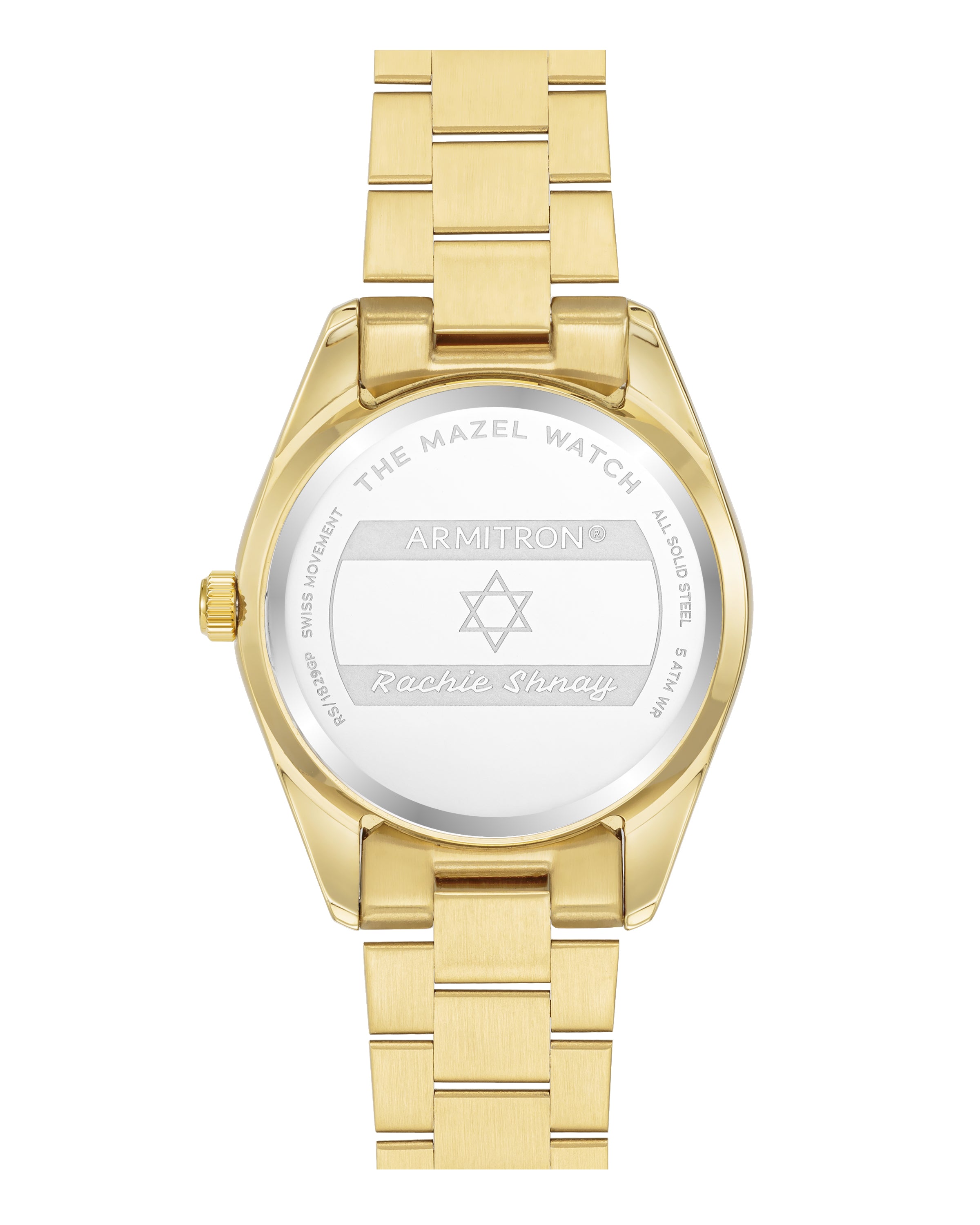 The Mazel Watch - Yellow Gold, Malachite Dial
