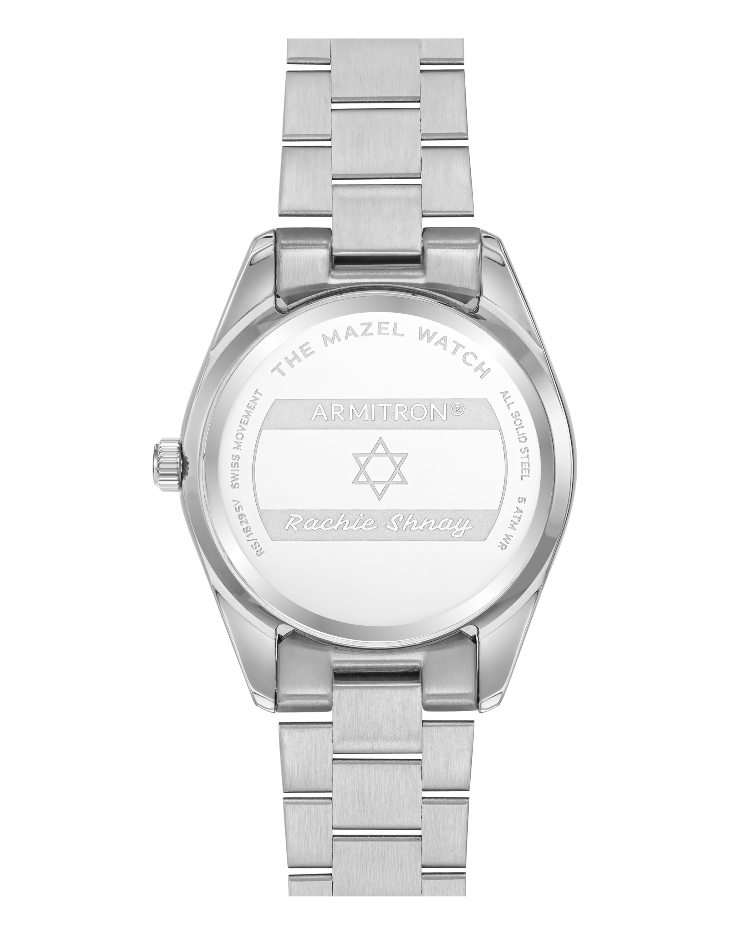 The Mazel Watch - Stainless Steel, Turquoise