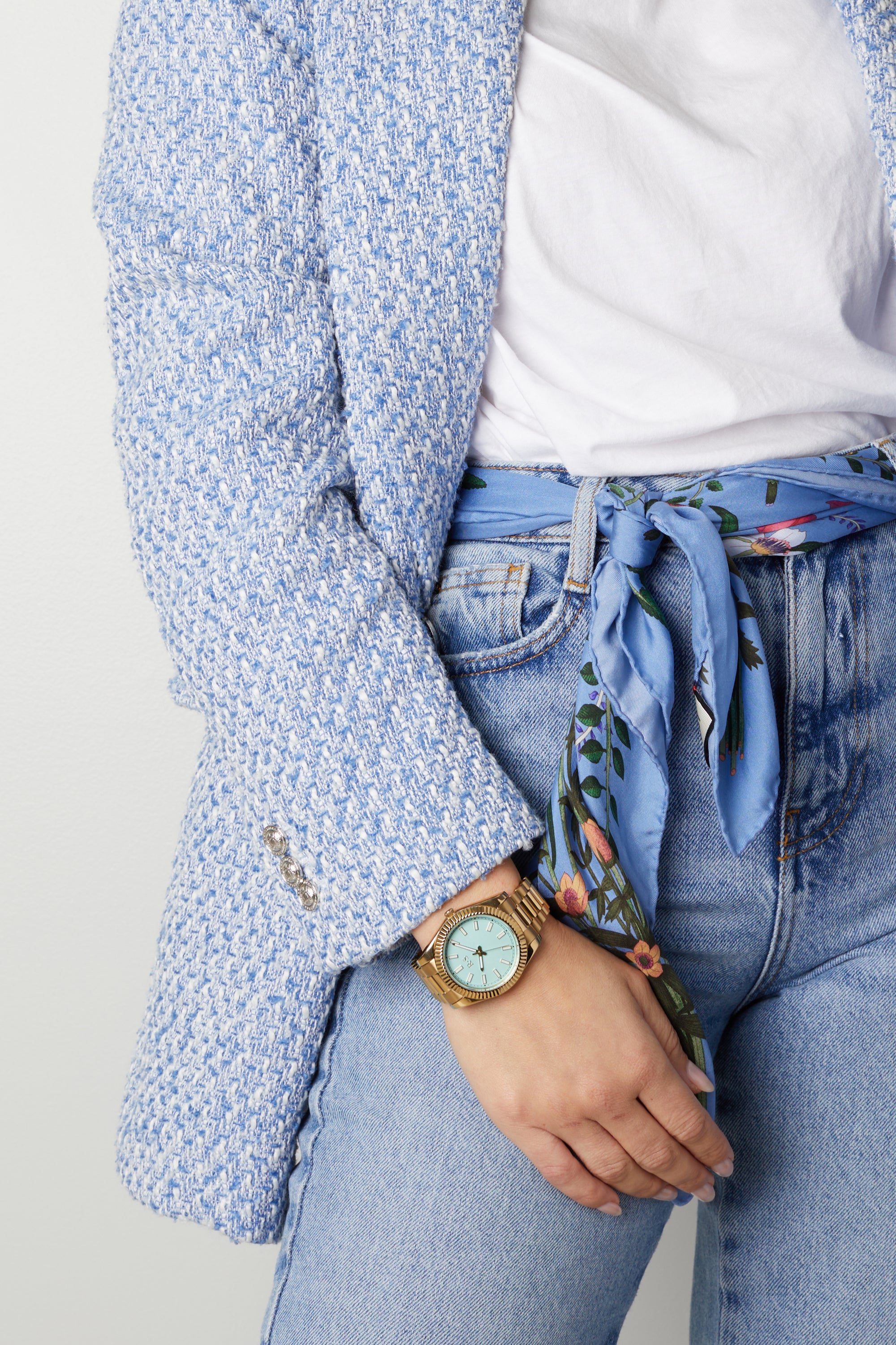 The Monaco Siesta Blue Jumbo Watch