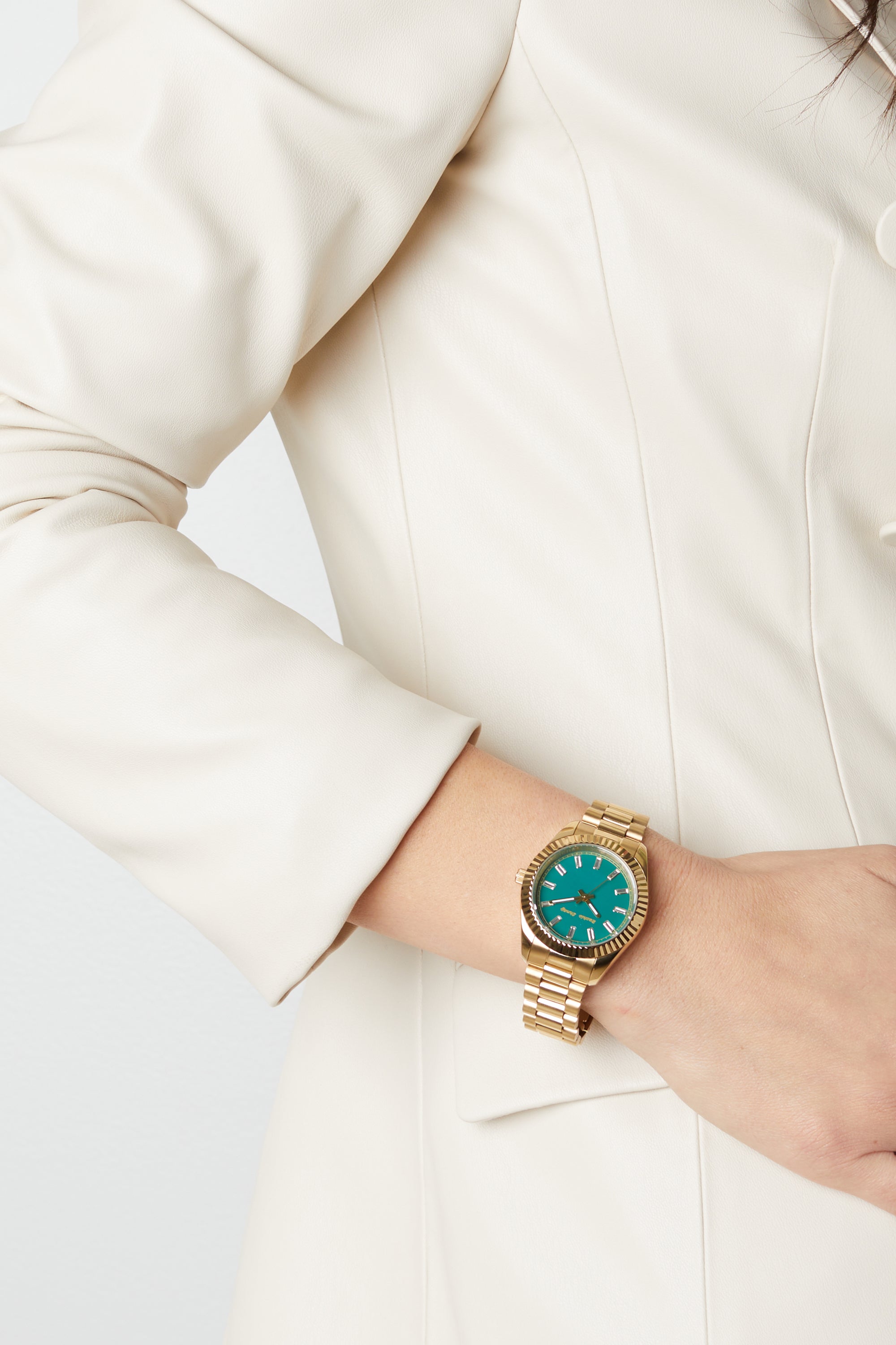 A Night in Malibu Polo Green Watch