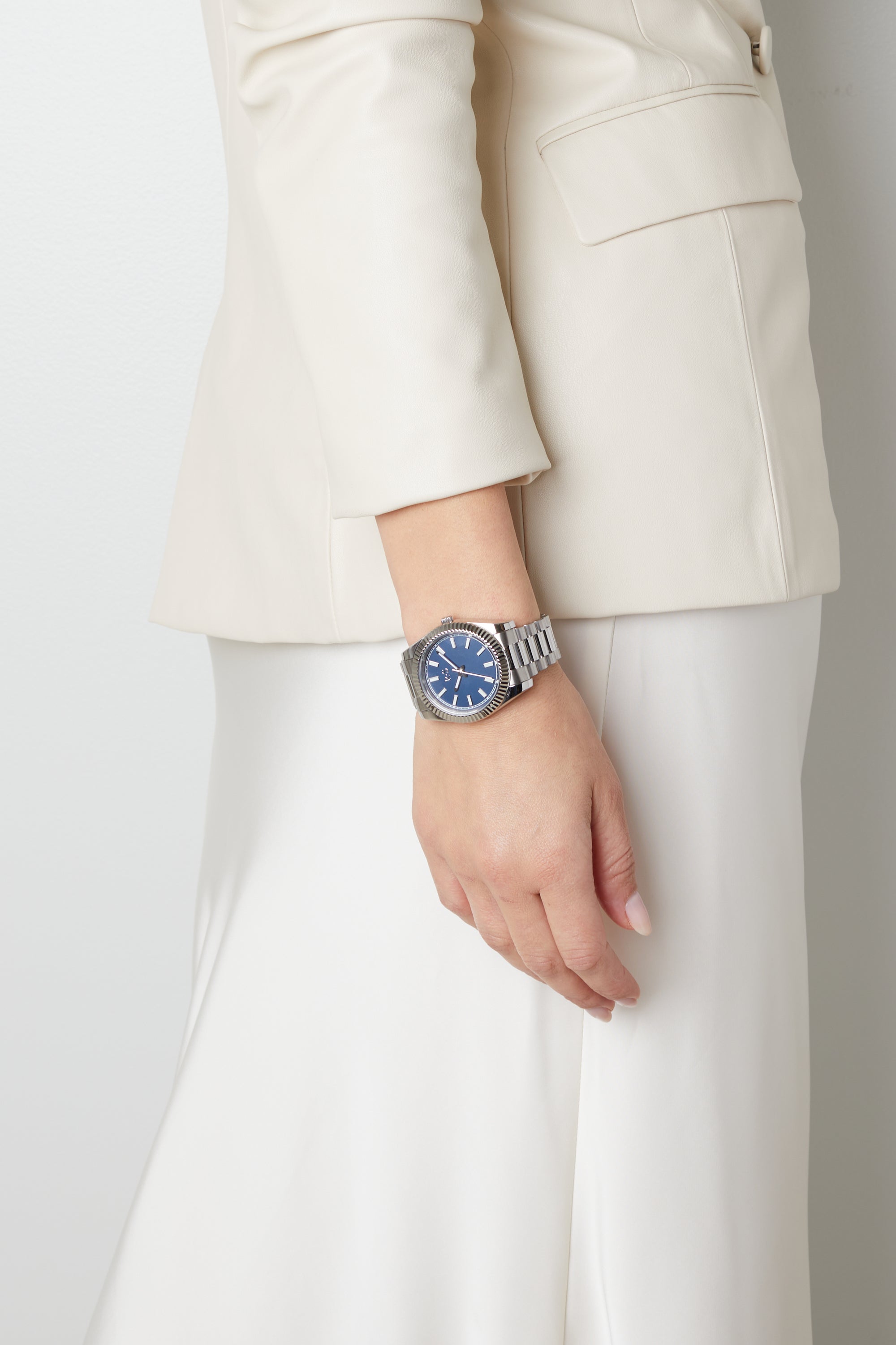 The Monaco Midnight Blue Jumbo Watch