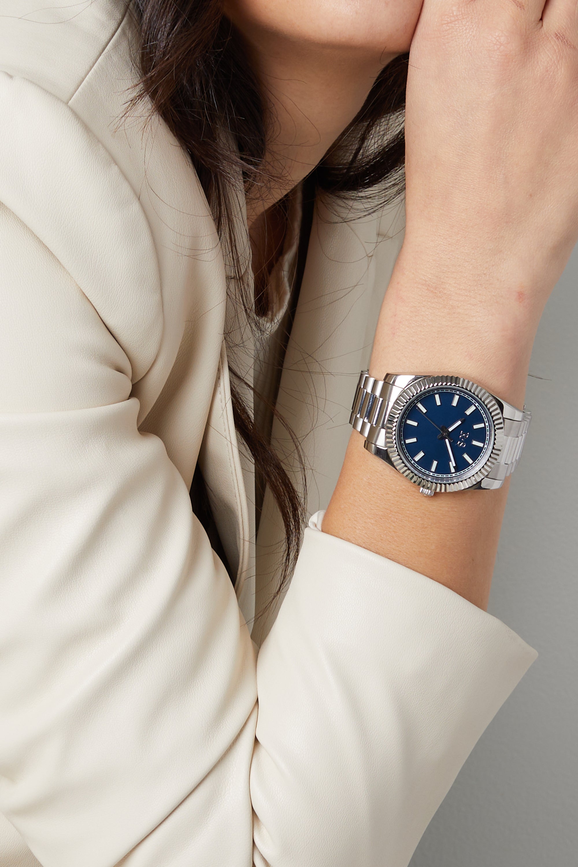 The Monaco Midnight Blue Jumbo Watch