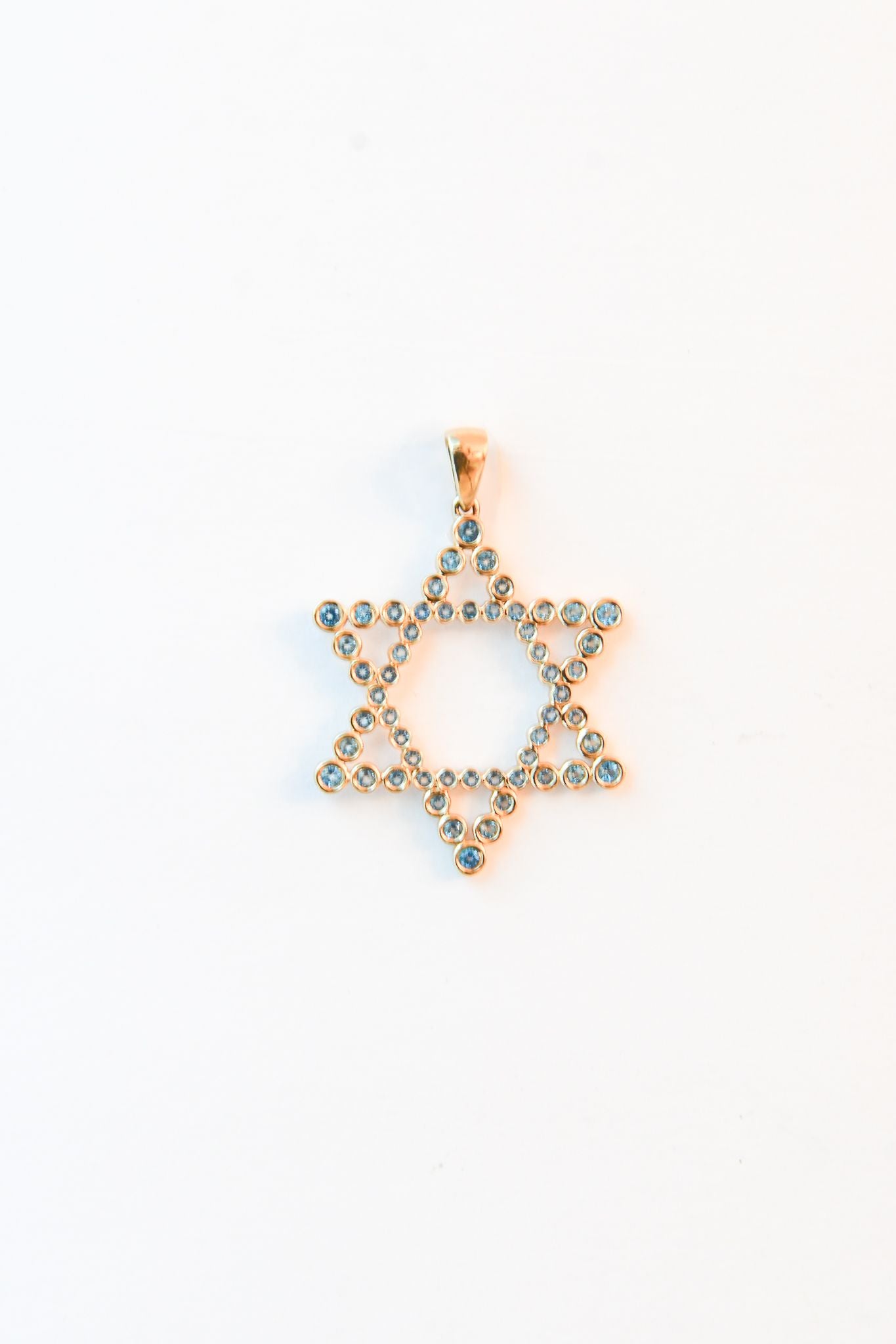 The Shoshanna Mazel Necklace on Colorful Gemstone Chain (Mix & Match Options)