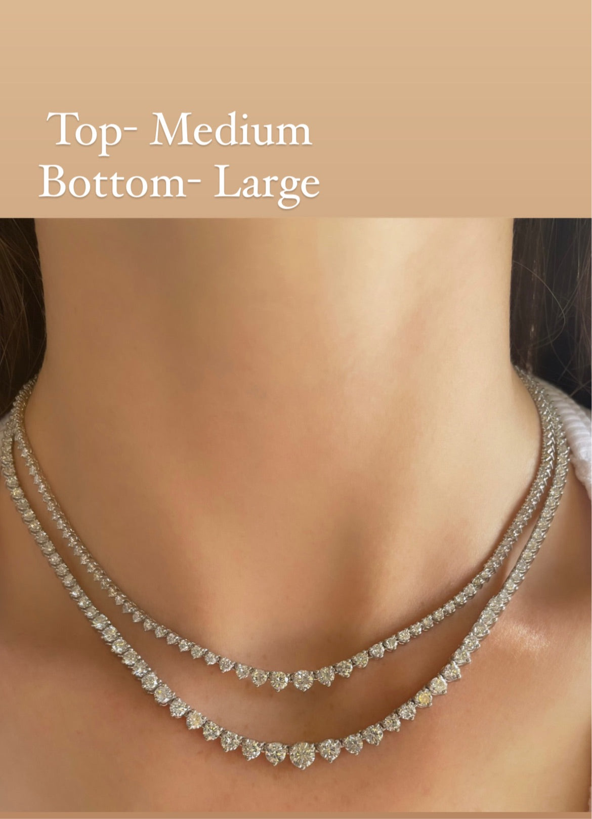 The Deb Adjustable Tennis Necklace