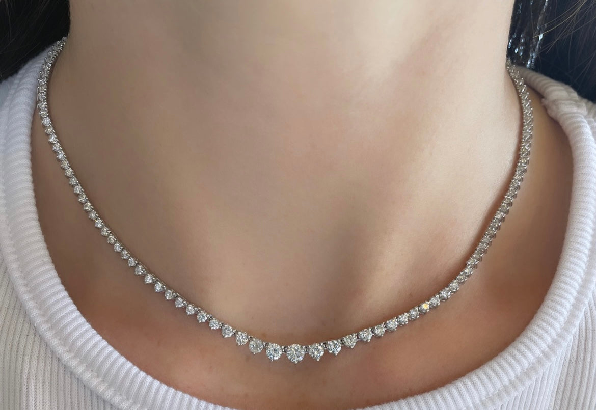 The Deb Adjustable Tennis Necklace