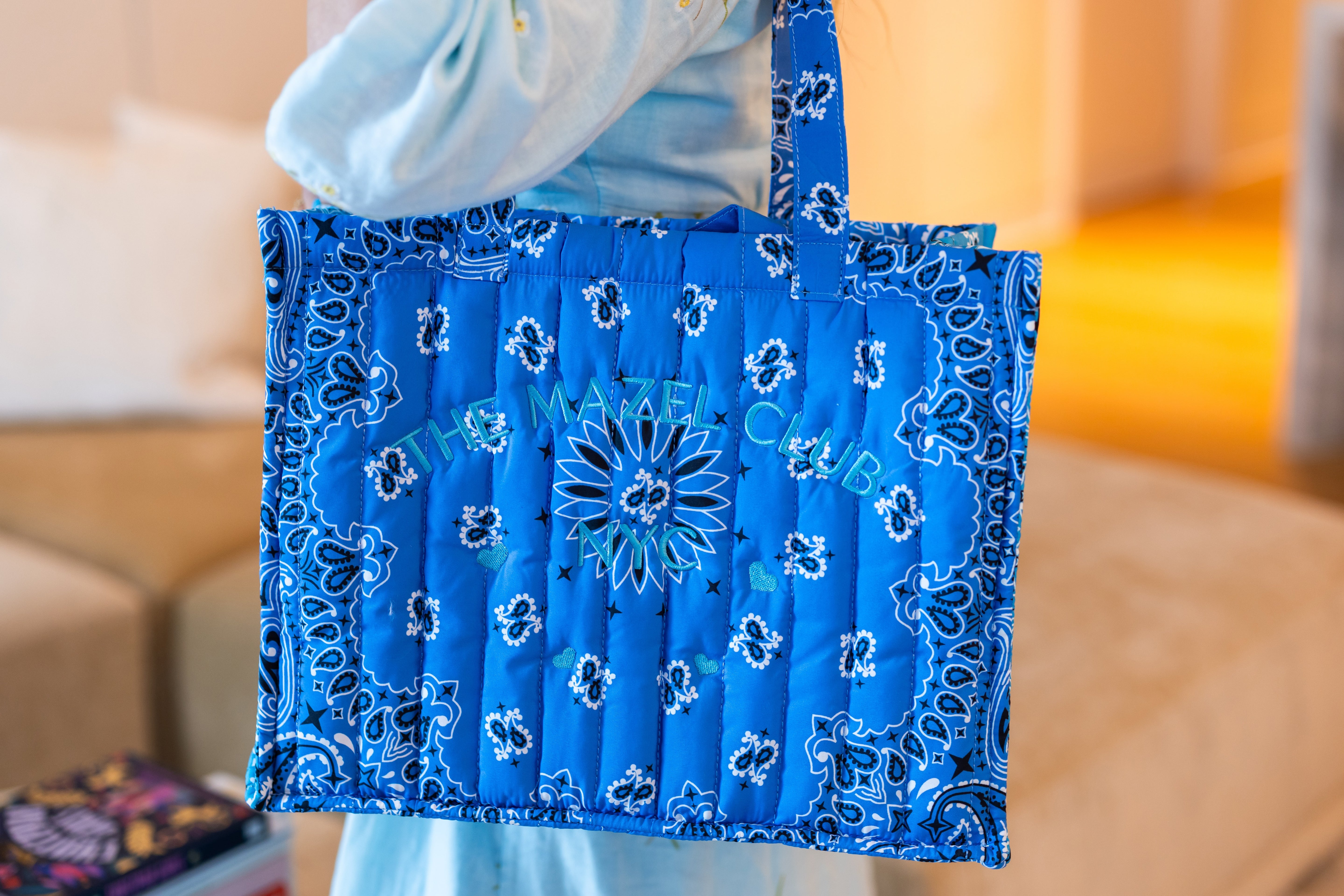 The Mazel Club Shlep Bag Ocean Blues