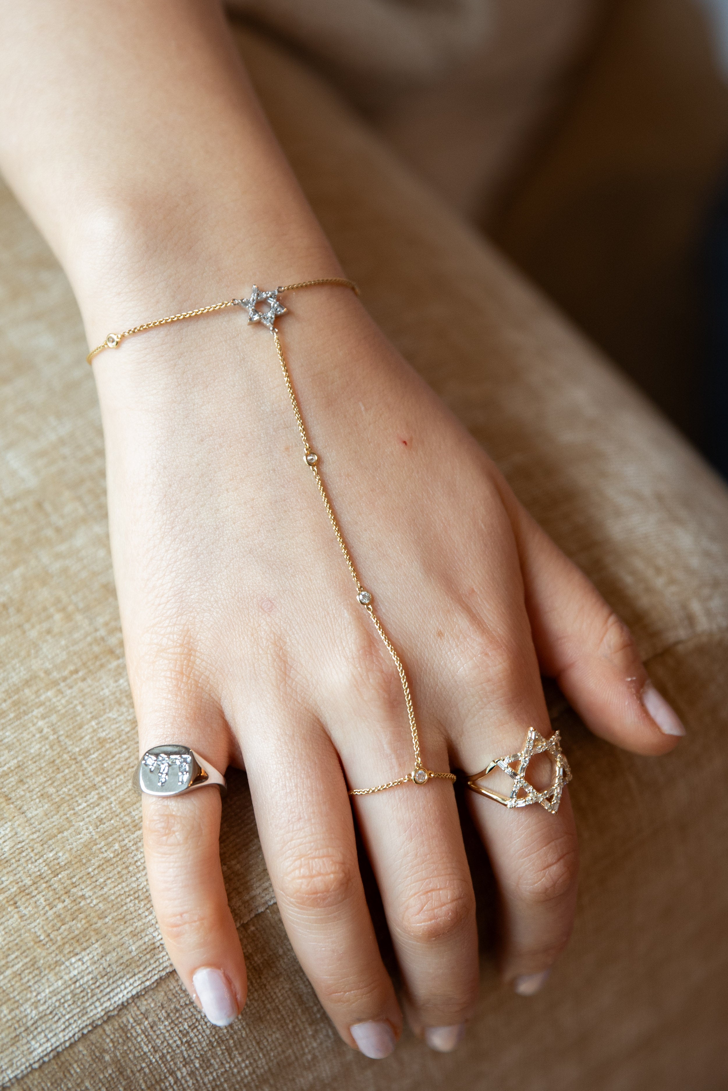 The Mazel Hand Chain