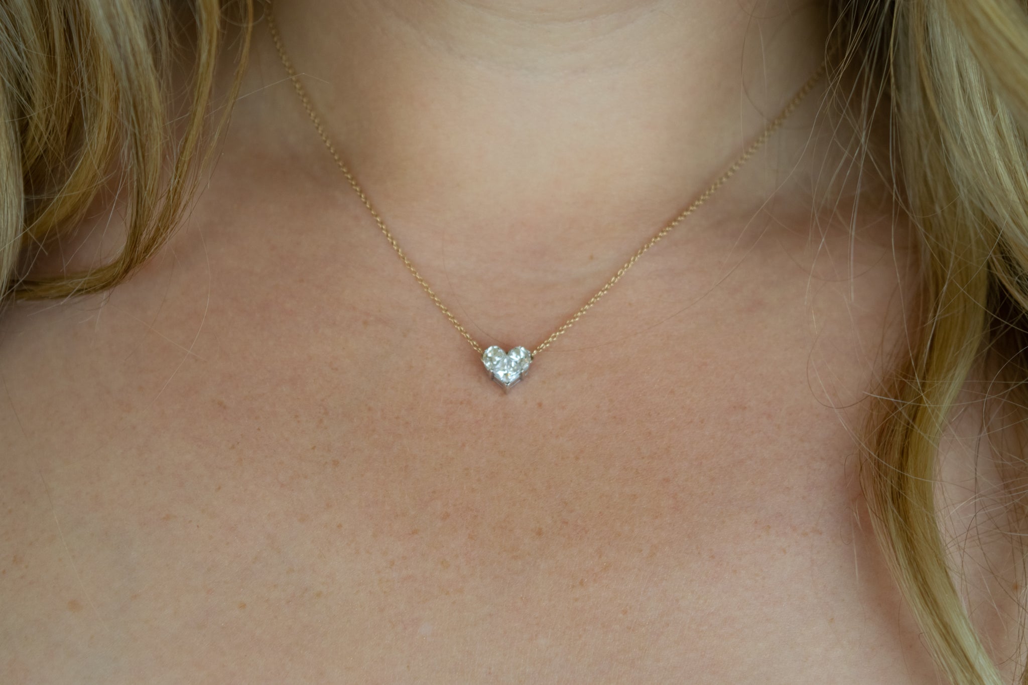 Love You Forever, Like You For Always Heart Necklace