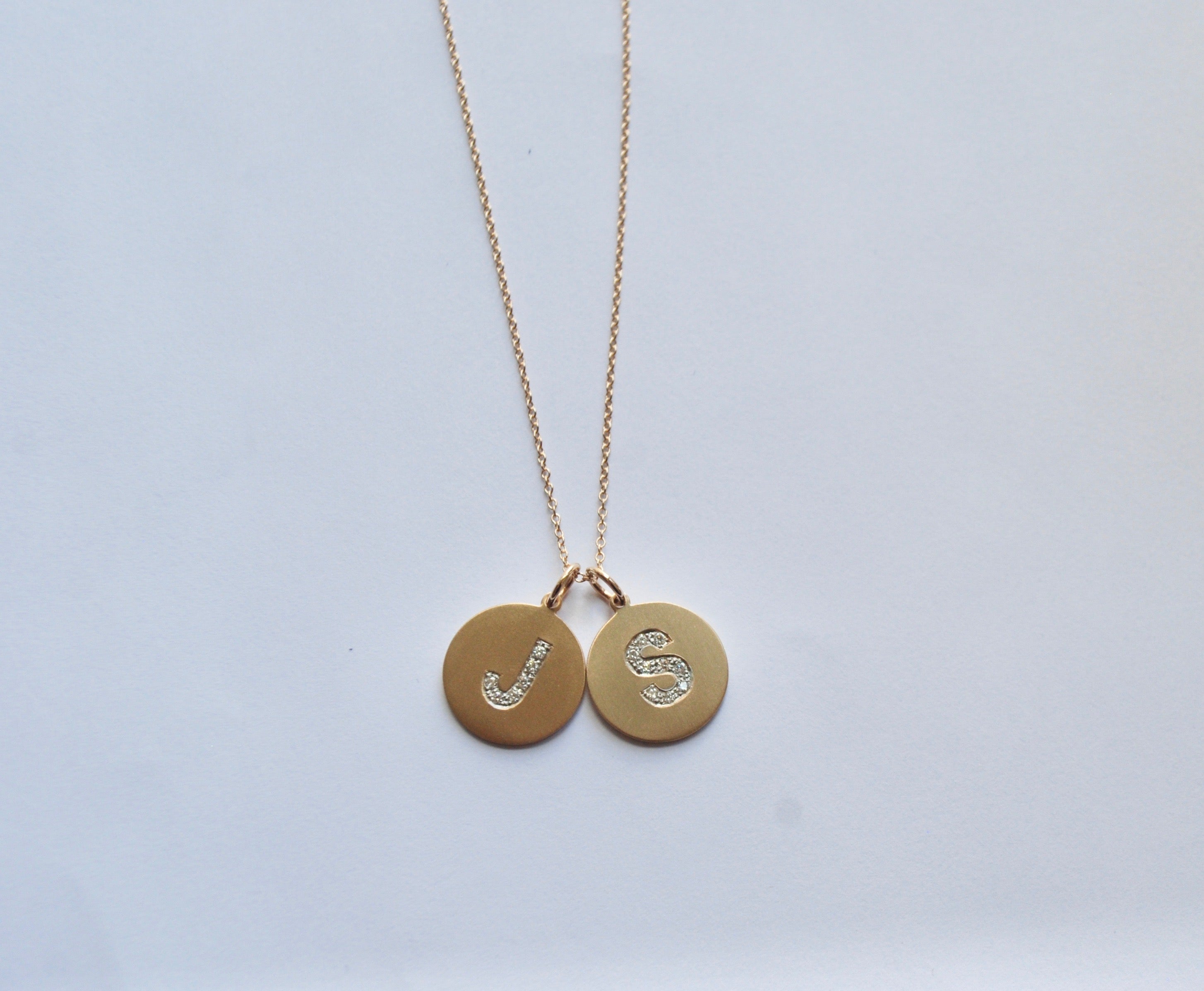 Initial Charm Necklace