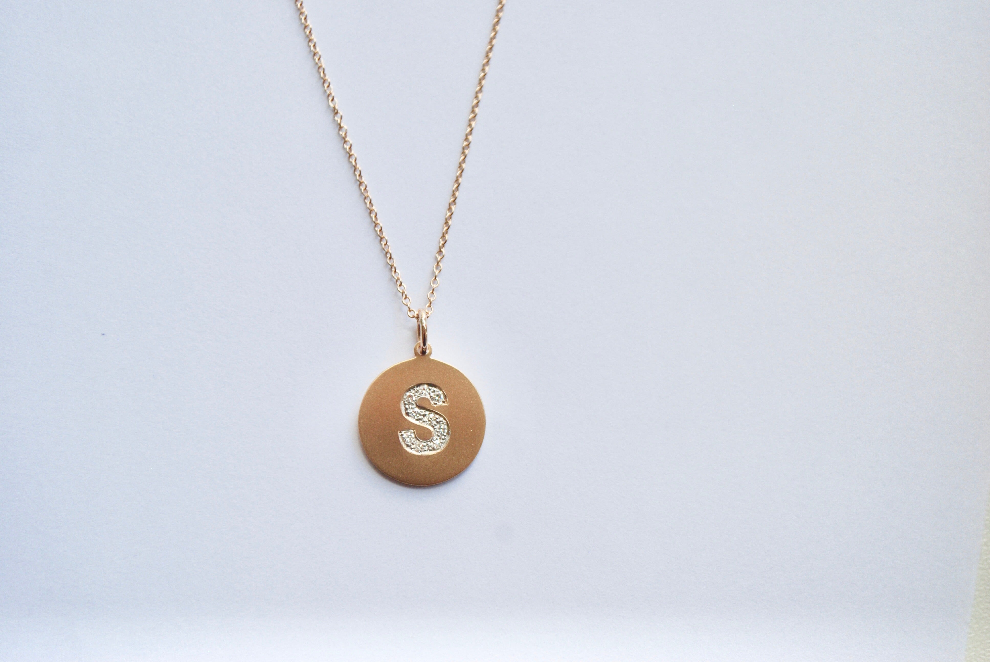 Initial Charm Necklace