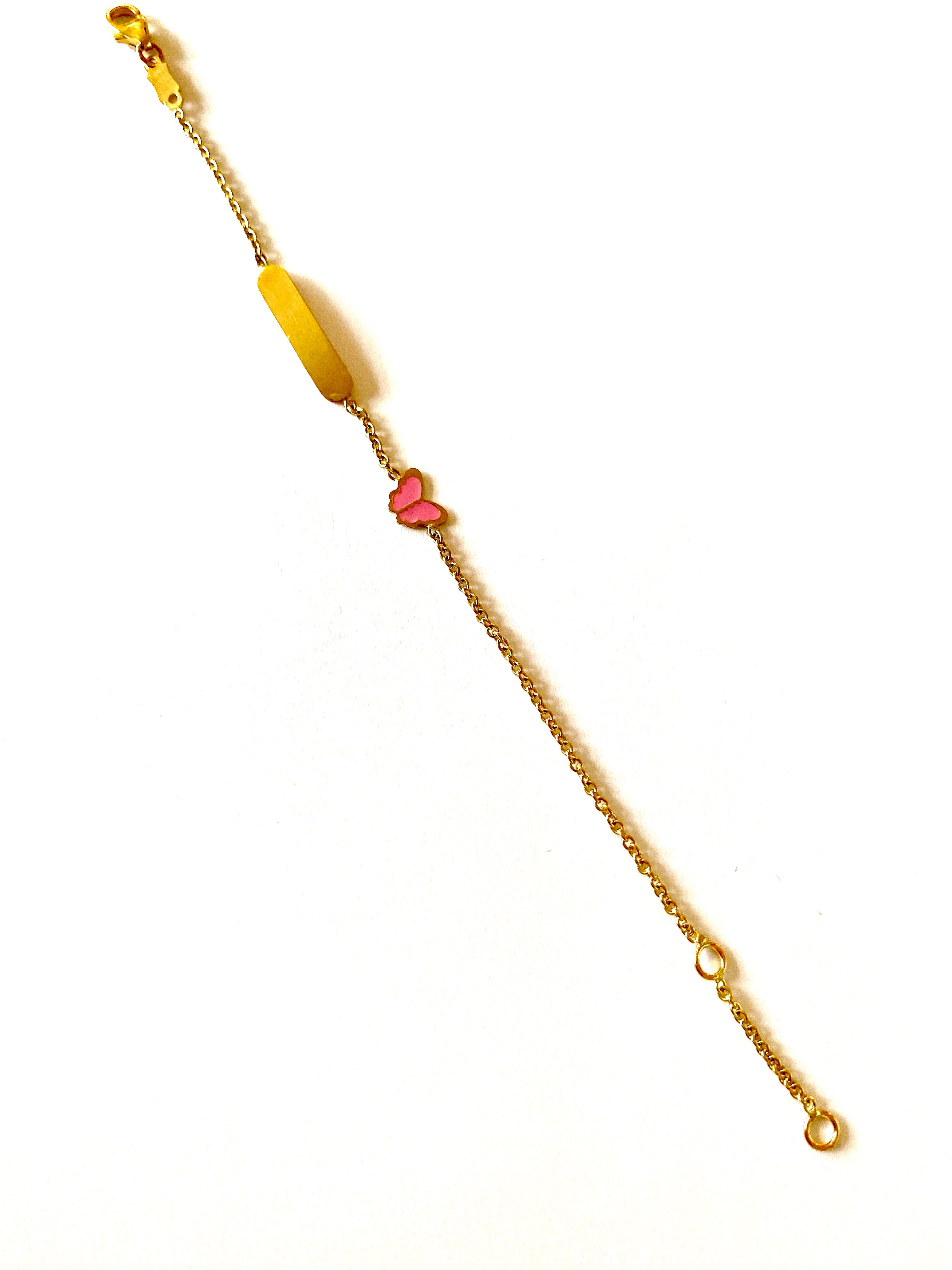 Butterfly ID Baby Bracelet