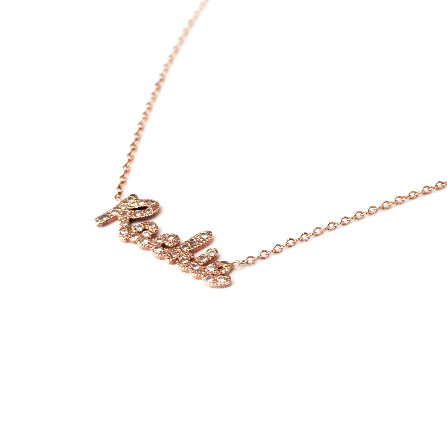 Custom Diamond Name Necklace
