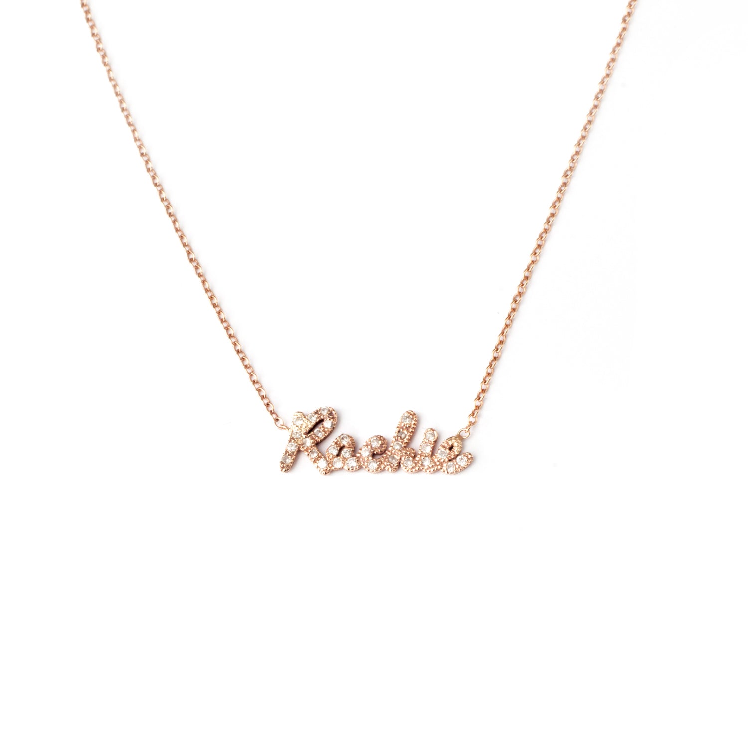 Custom Diamond Name Necklace