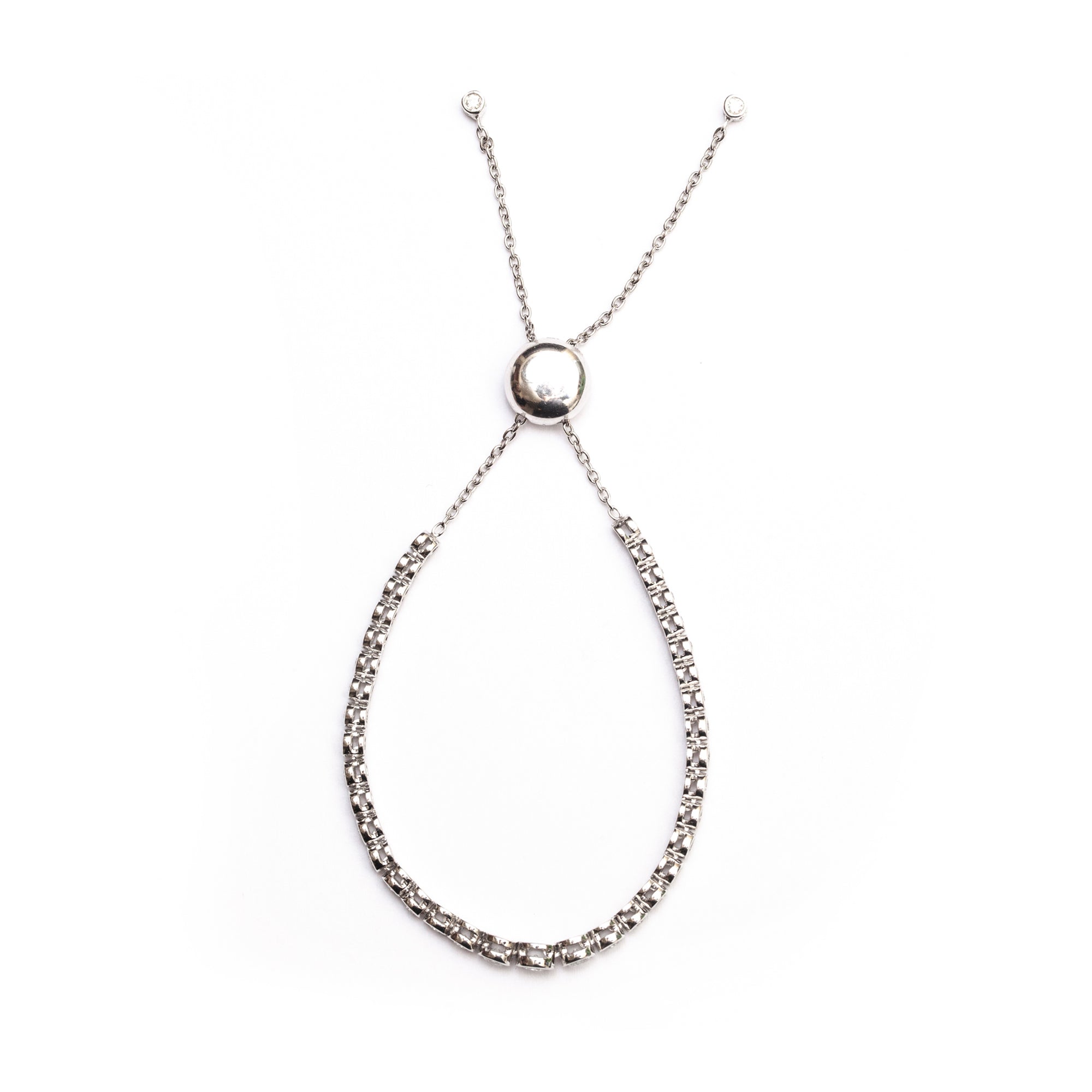 The Rachie Bezel Bolo Bracelet