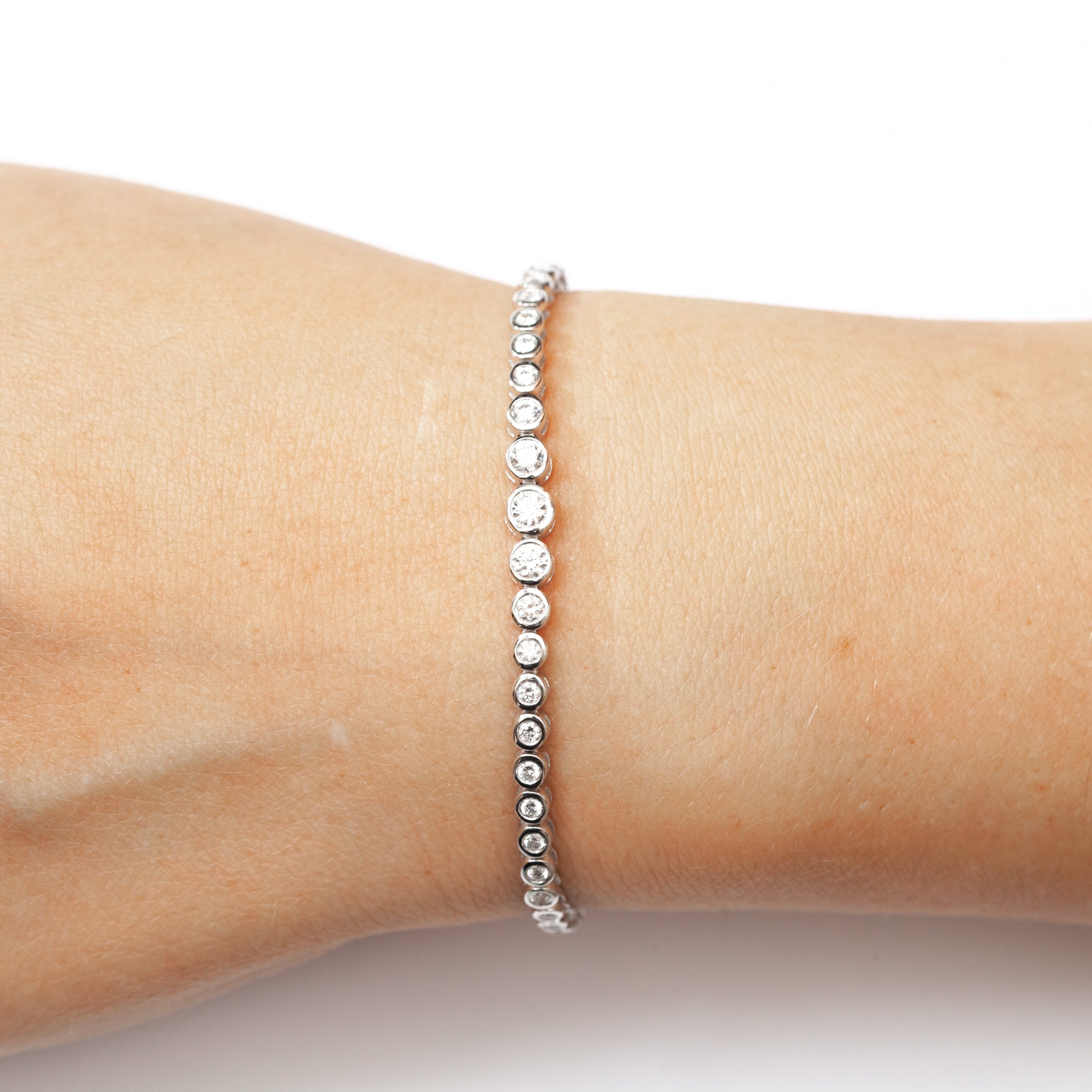 The Rachie Bezel Bolo Bracelet