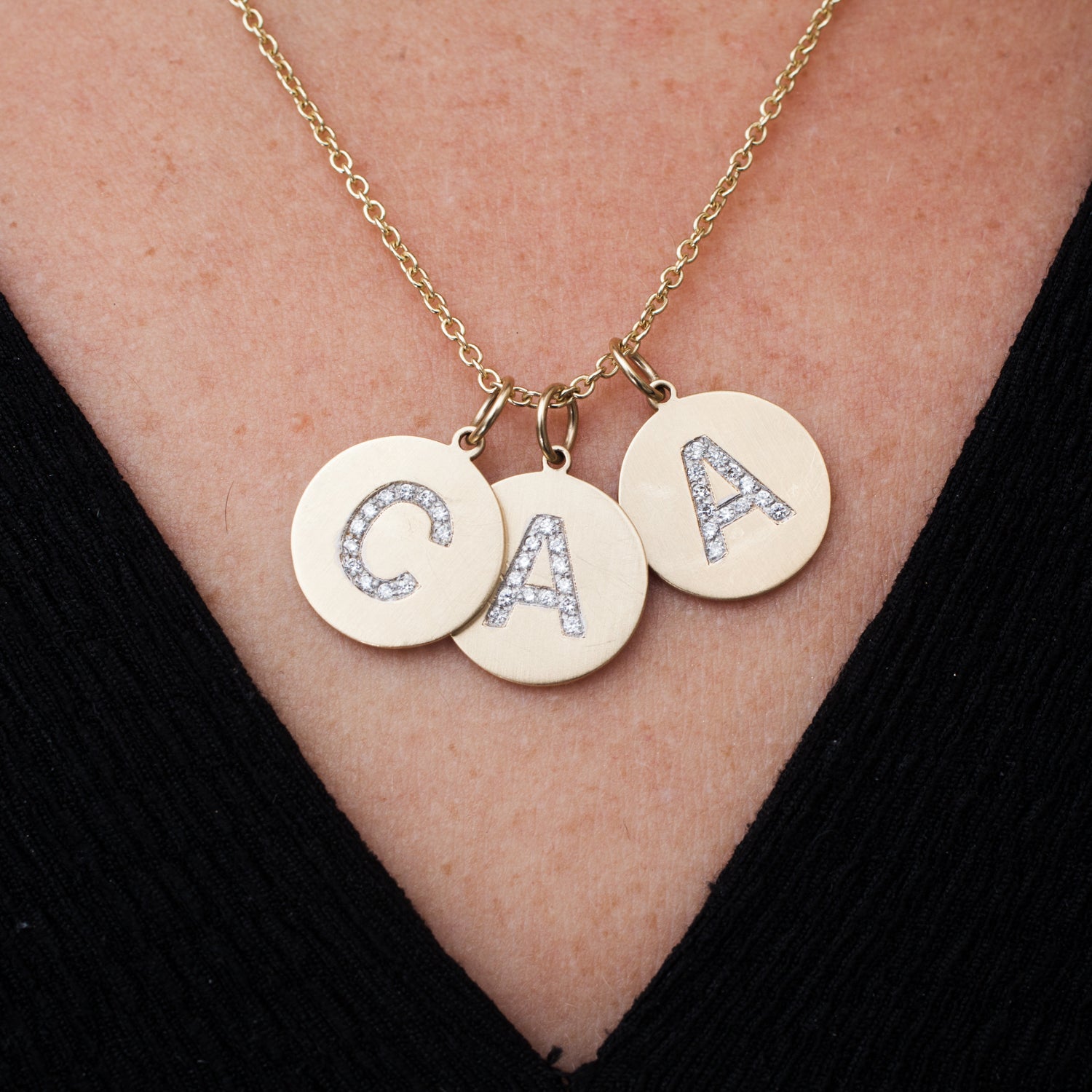 Initial Charm Necklace