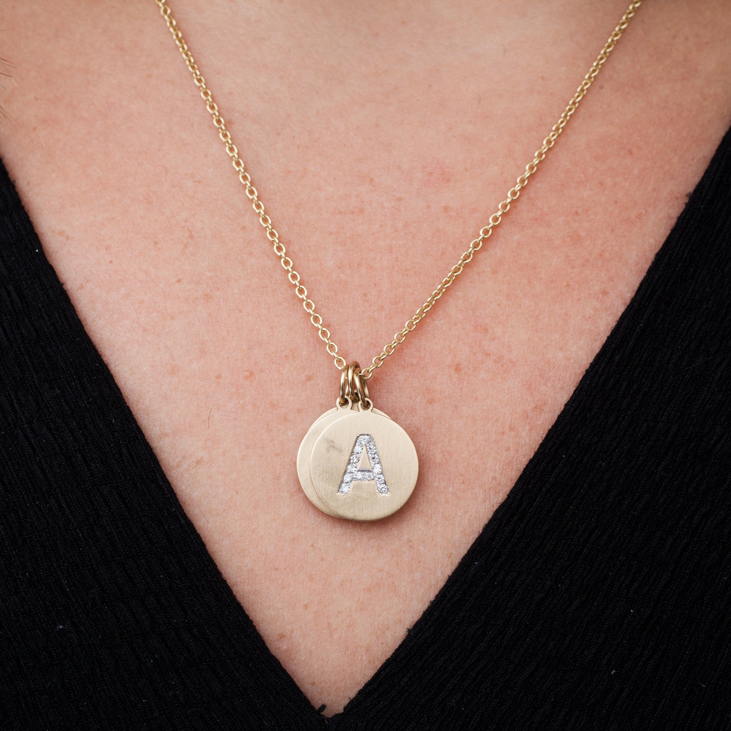 Initial Charm Necklace