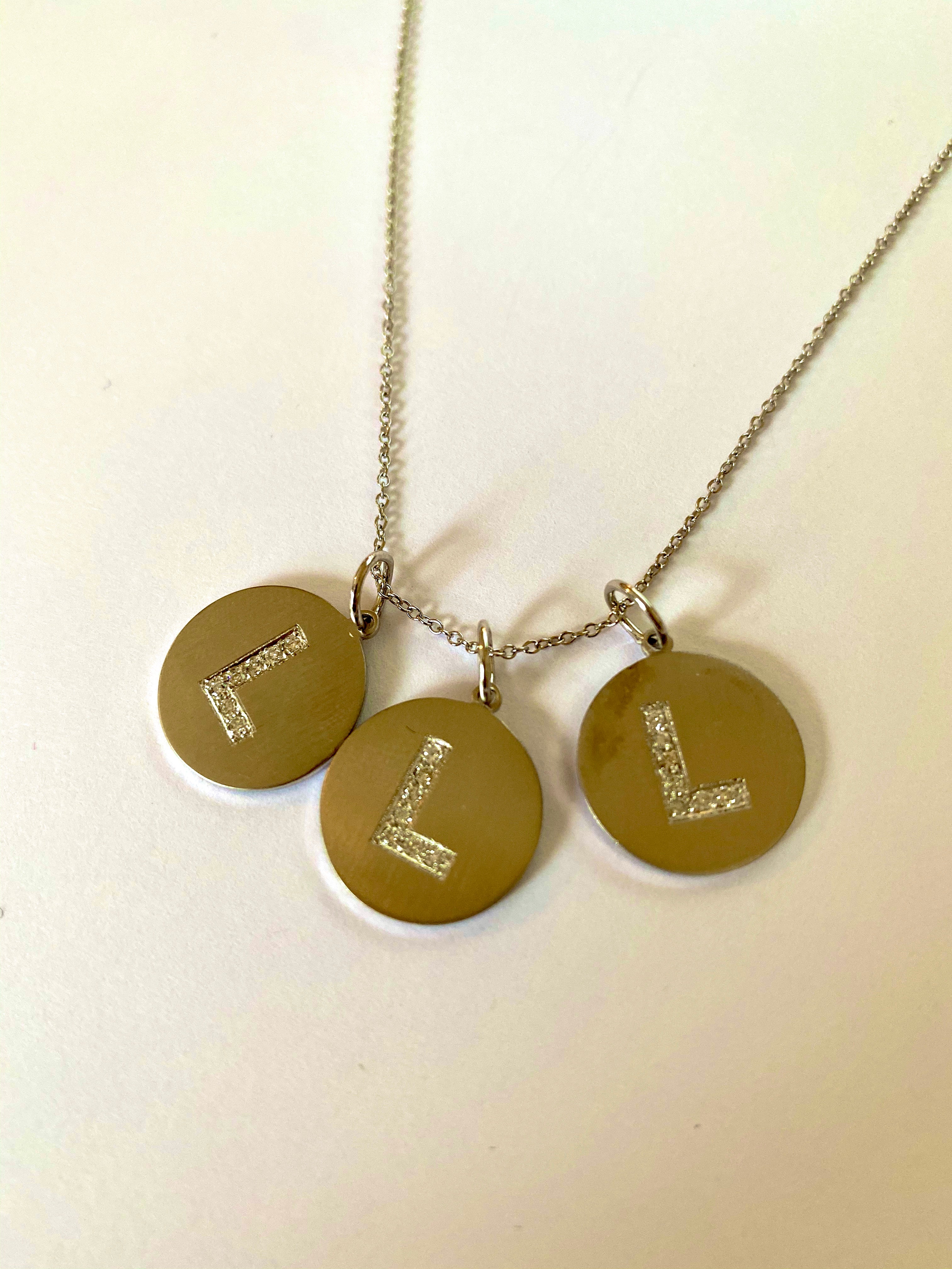 Initial Charm Necklace