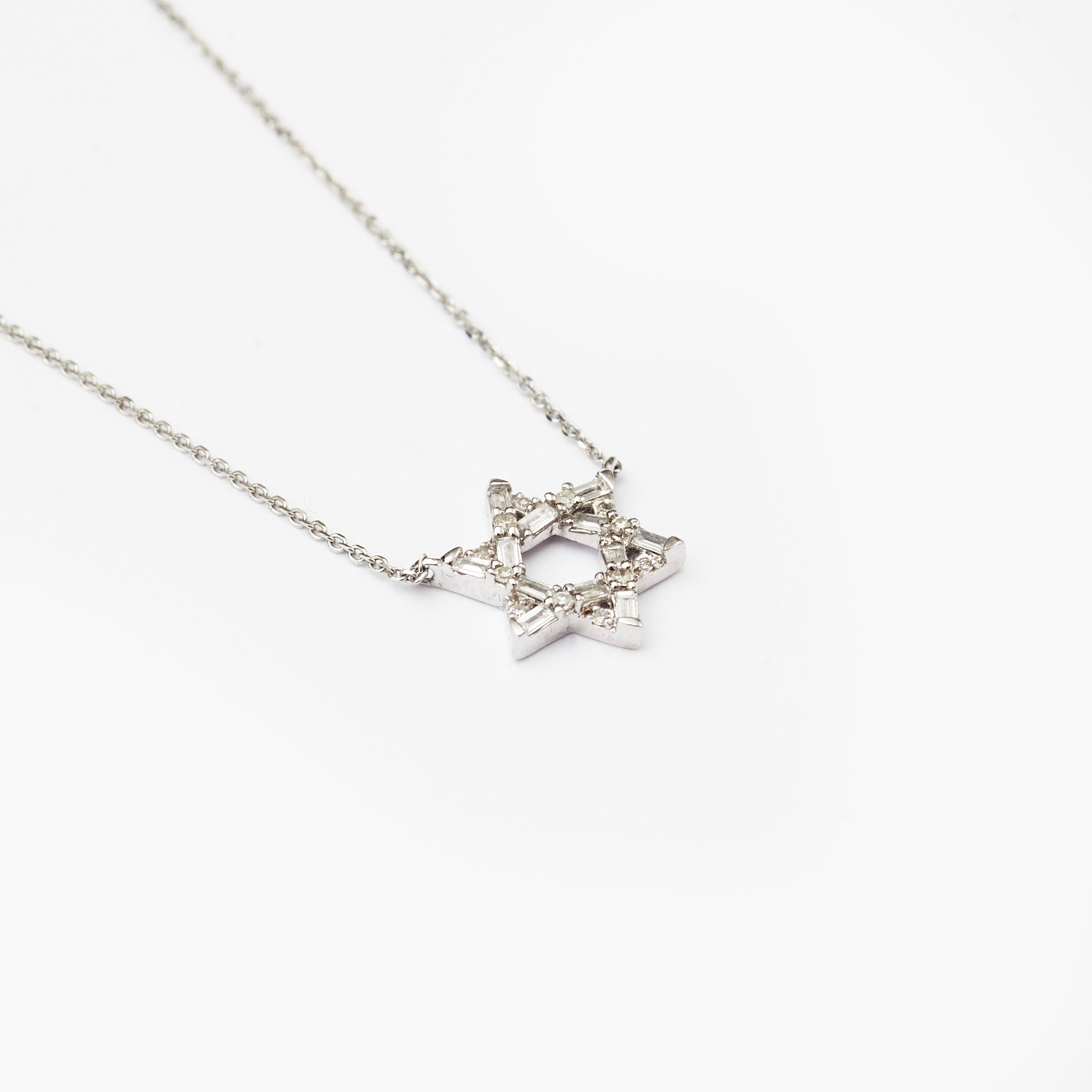 The Mazel Baguette Necklace