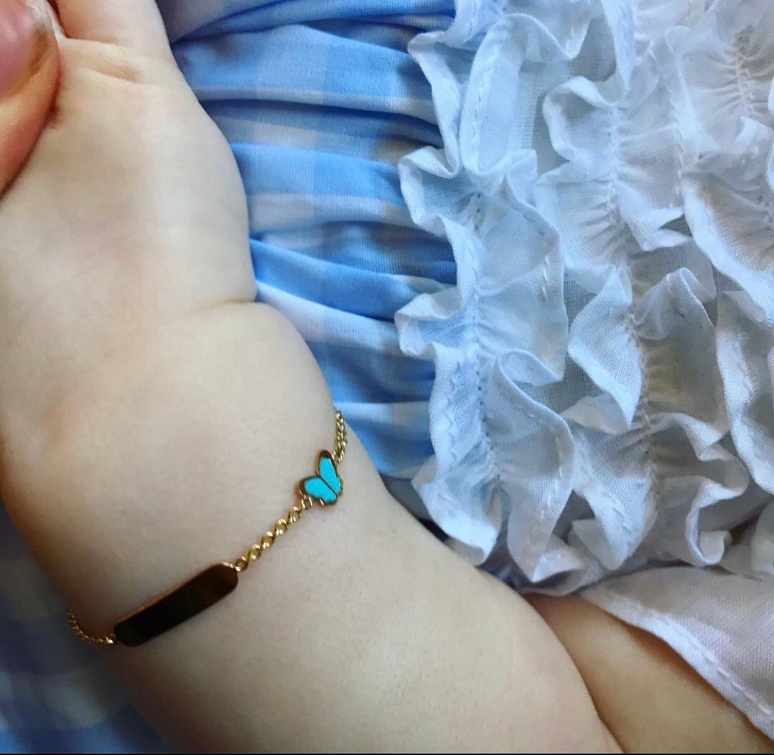 Butterfly ID Baby Bracelet