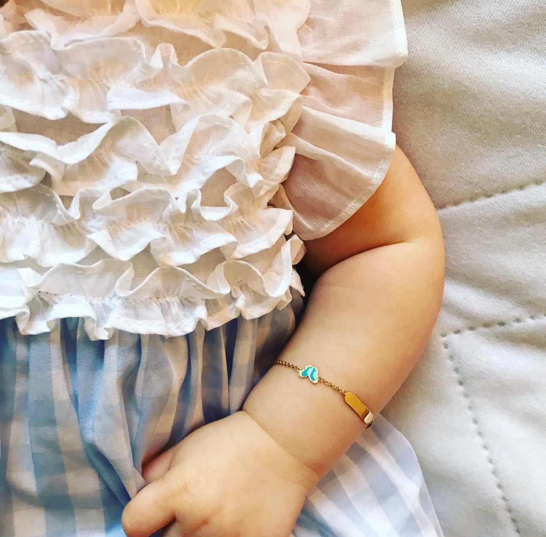 Butterfly ID Baby Bracelet