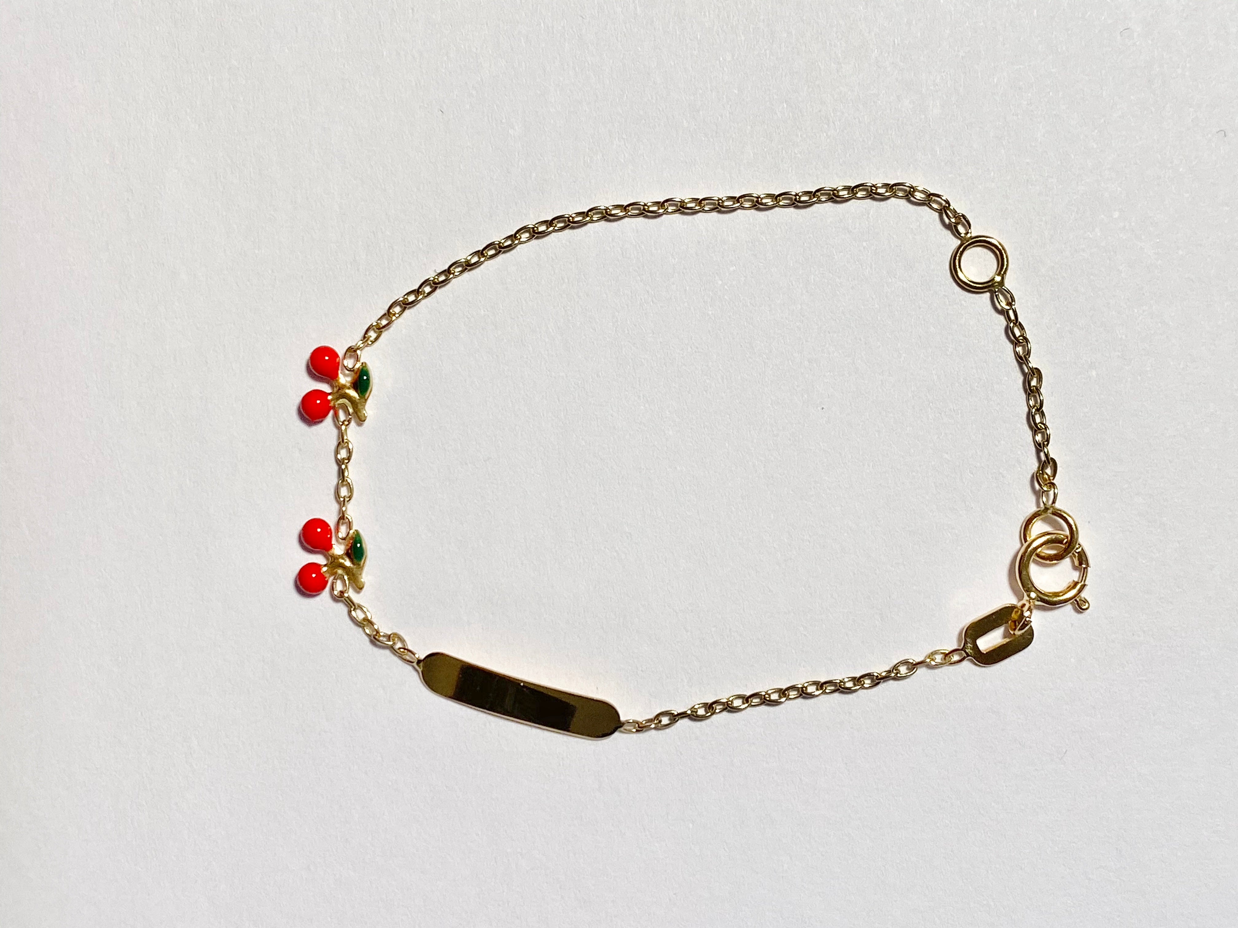 Little Cherries ID Baby Bracelet