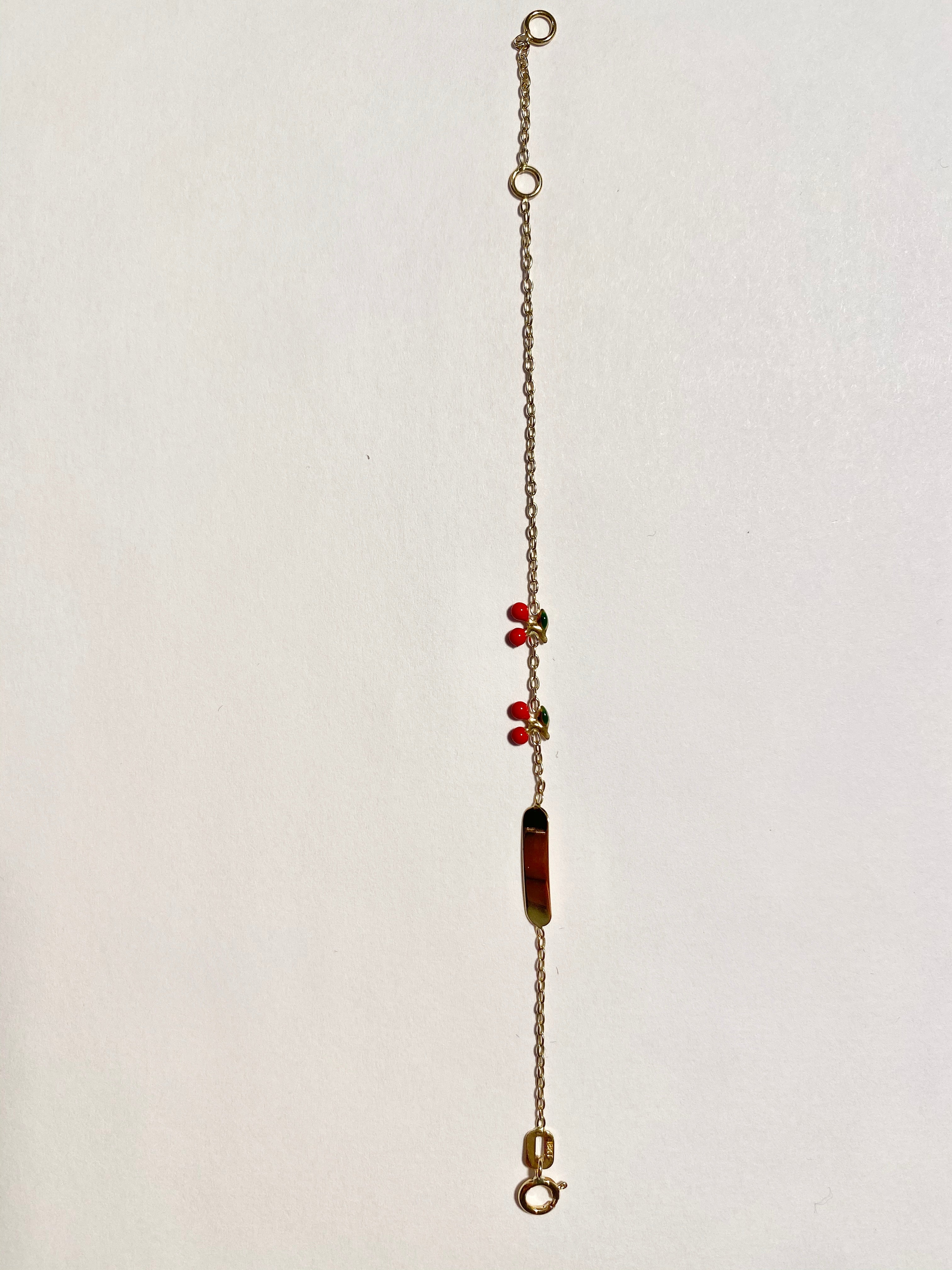 Little Cherries ID Baby Bracelet