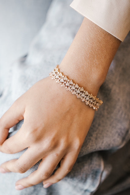 Trilogy Tennis Bracelet