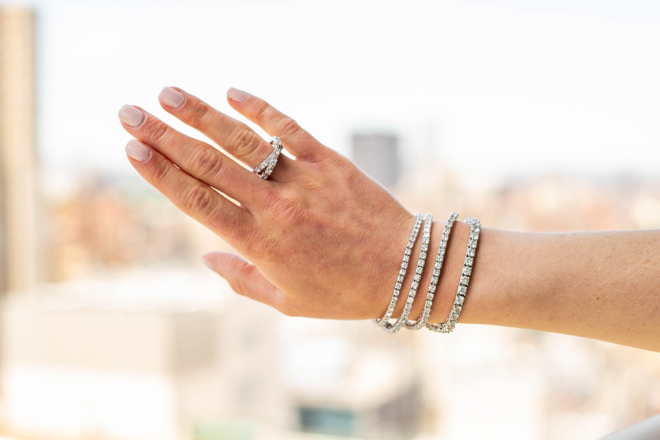 Haesther Diamond Tennis Bracelet
