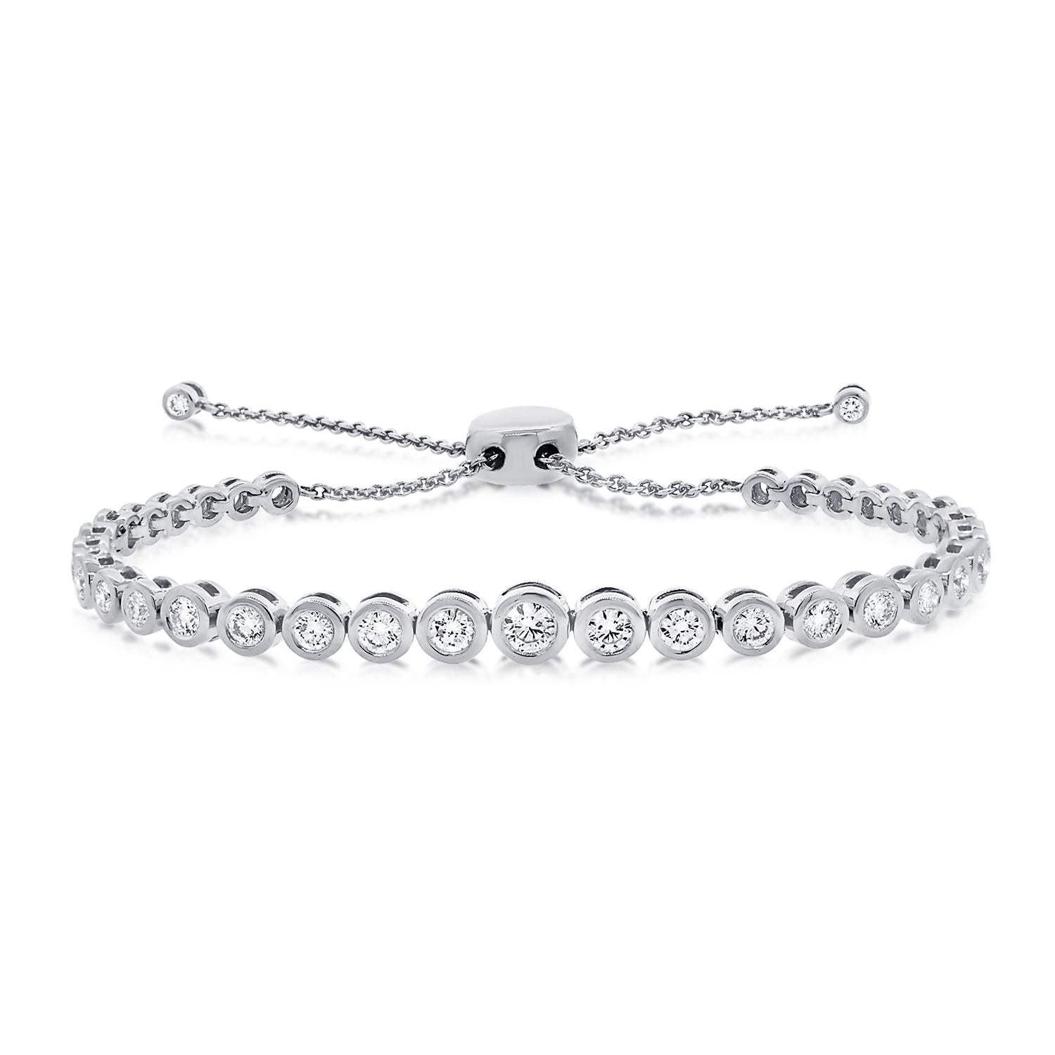 The Rachie Bezel Bolo Bracelet
