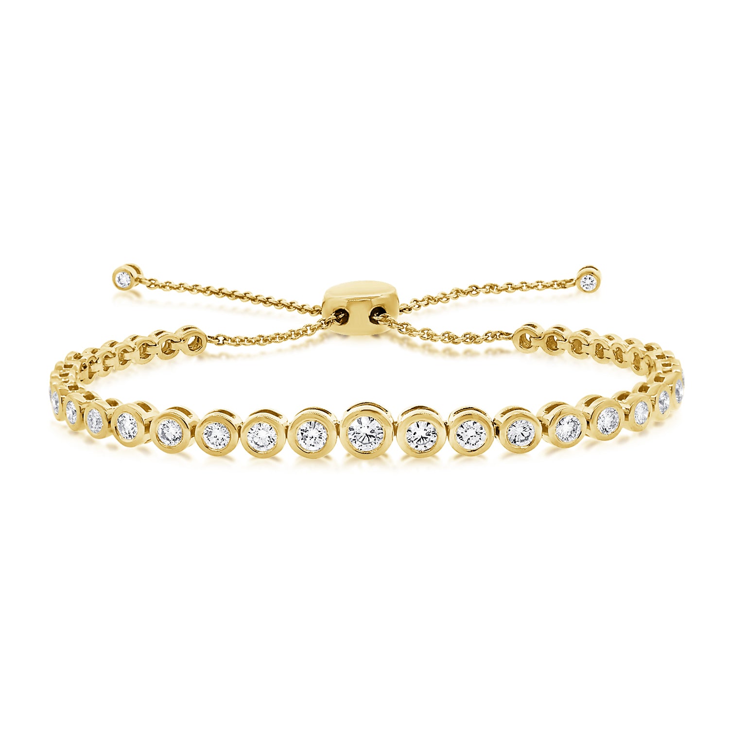 The Rachie Bezel Bolo Bracelet