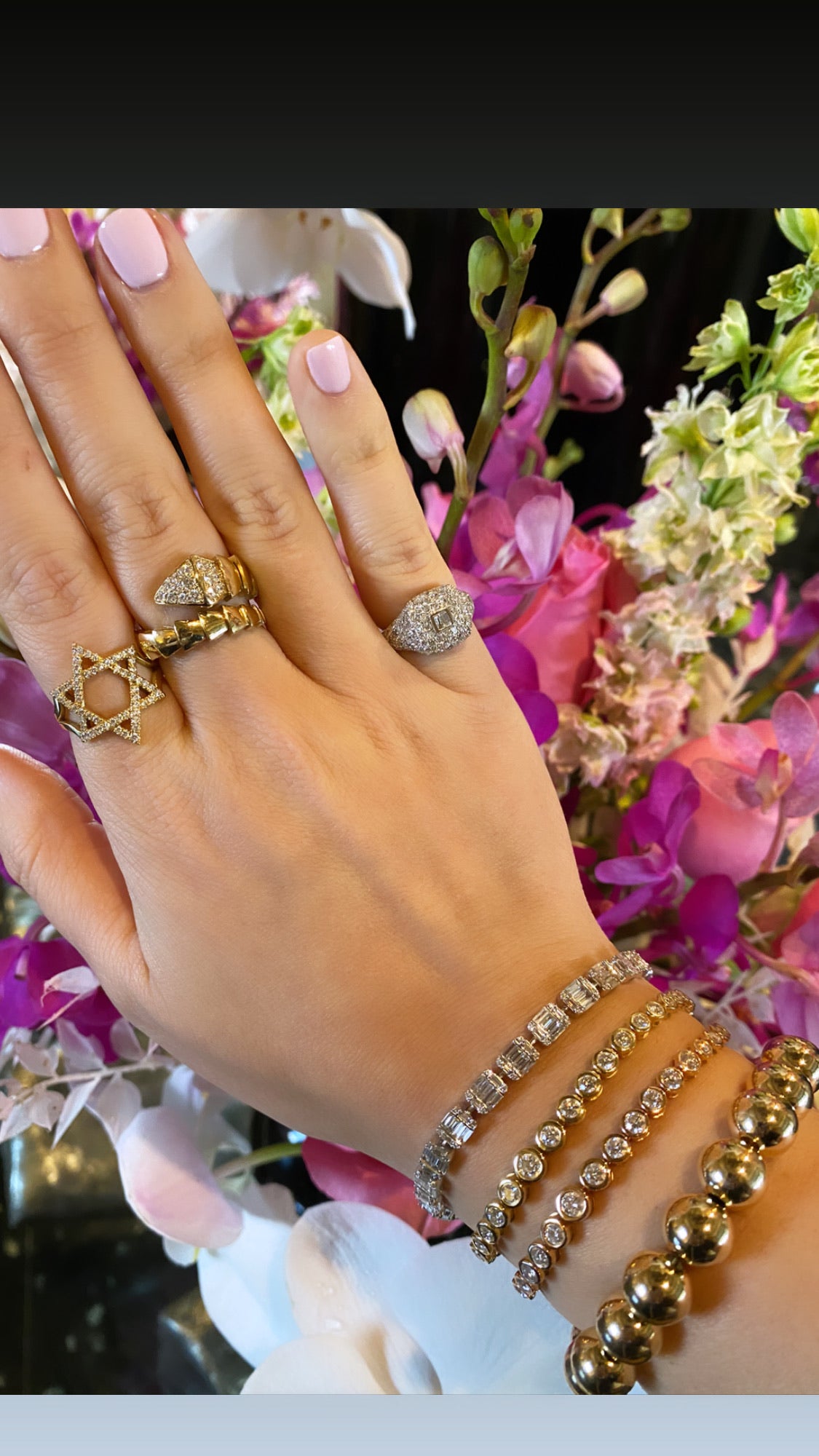 The Penelope Diamond Pinky Ring