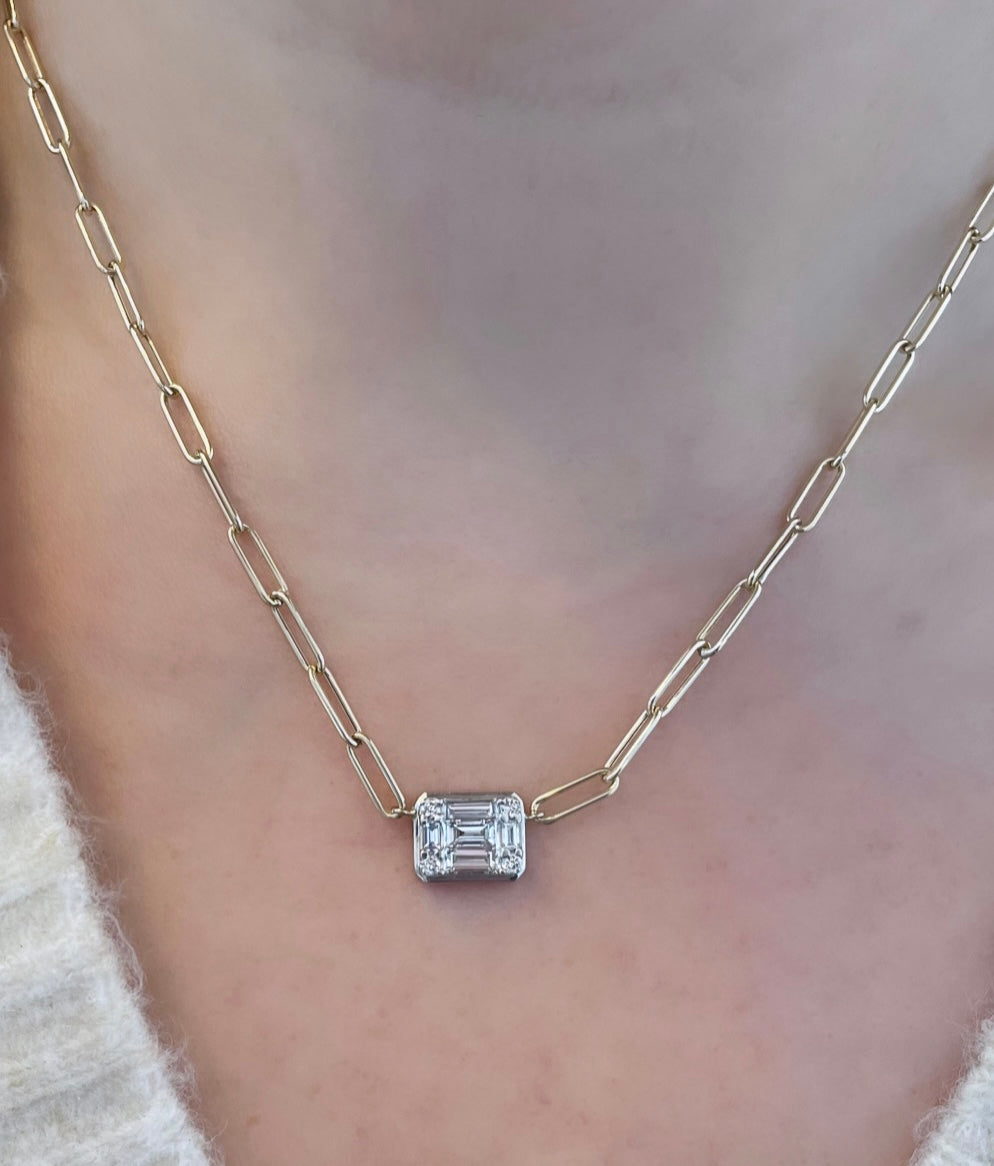 Lucy Paperclip Necklace Large