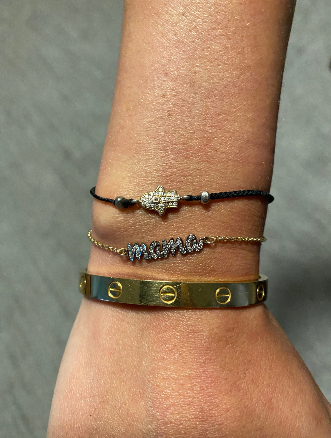 Custom Diamond Name Bracelet