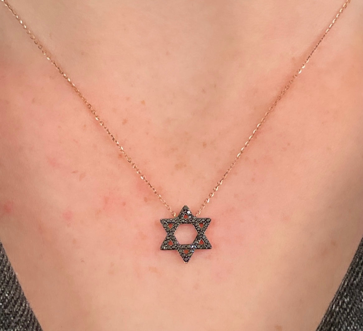 The Black Diamond Mazel Necklace