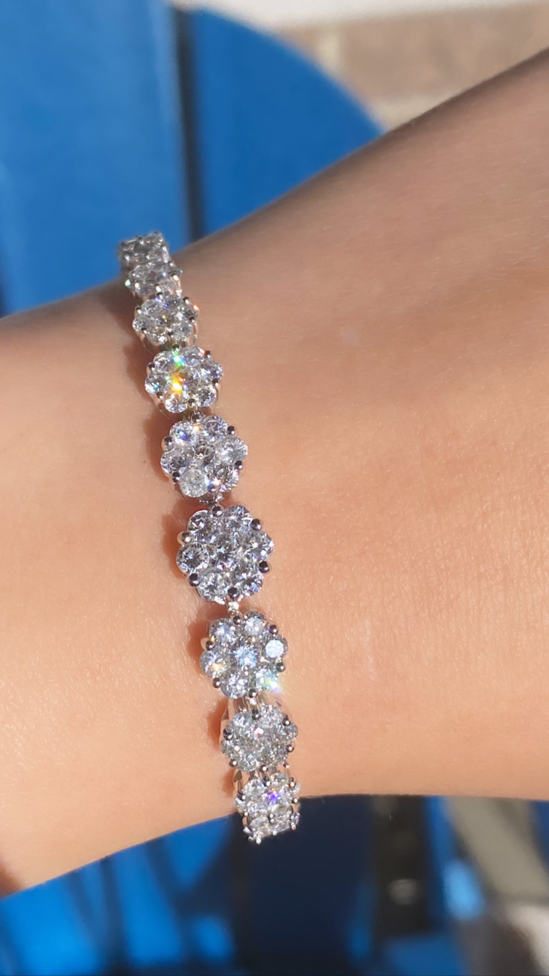 Blooms Diamond Tennis Bracelet