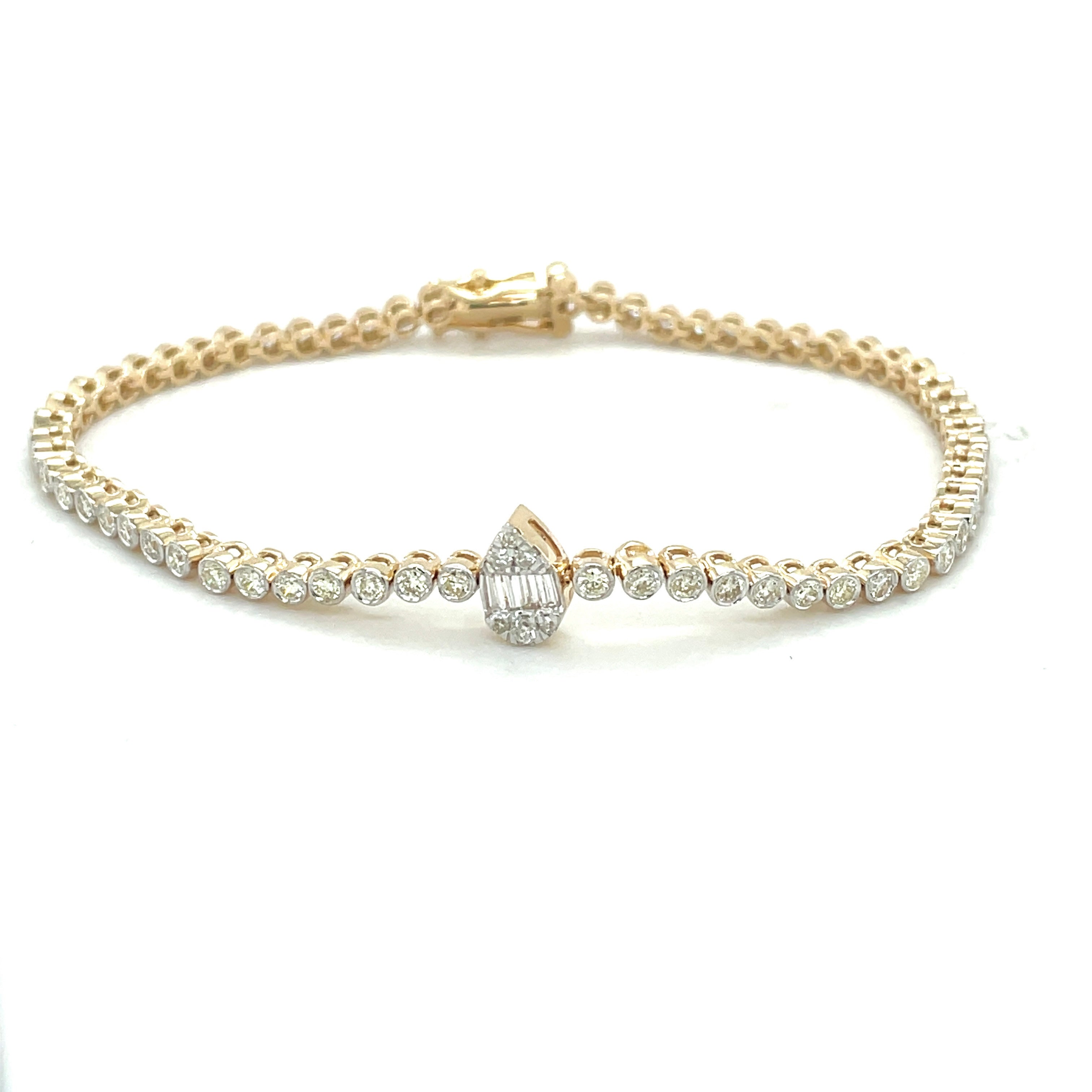 The Bezeled Fay Tennis Bracelet