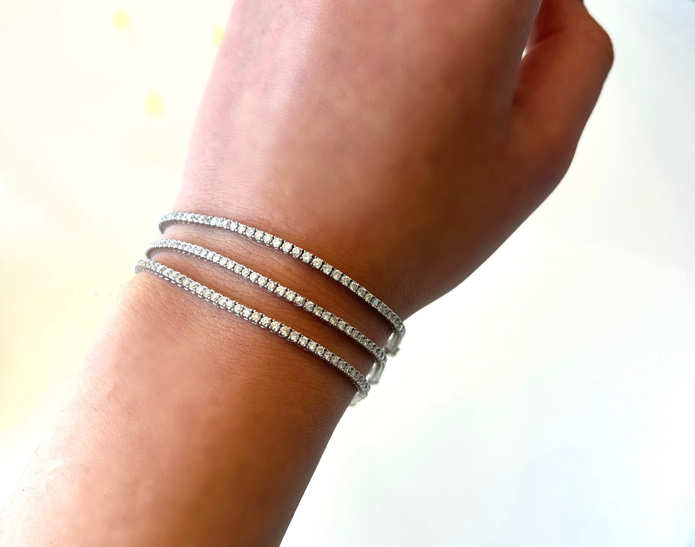 Haesther Diamond Tennis Bracelet