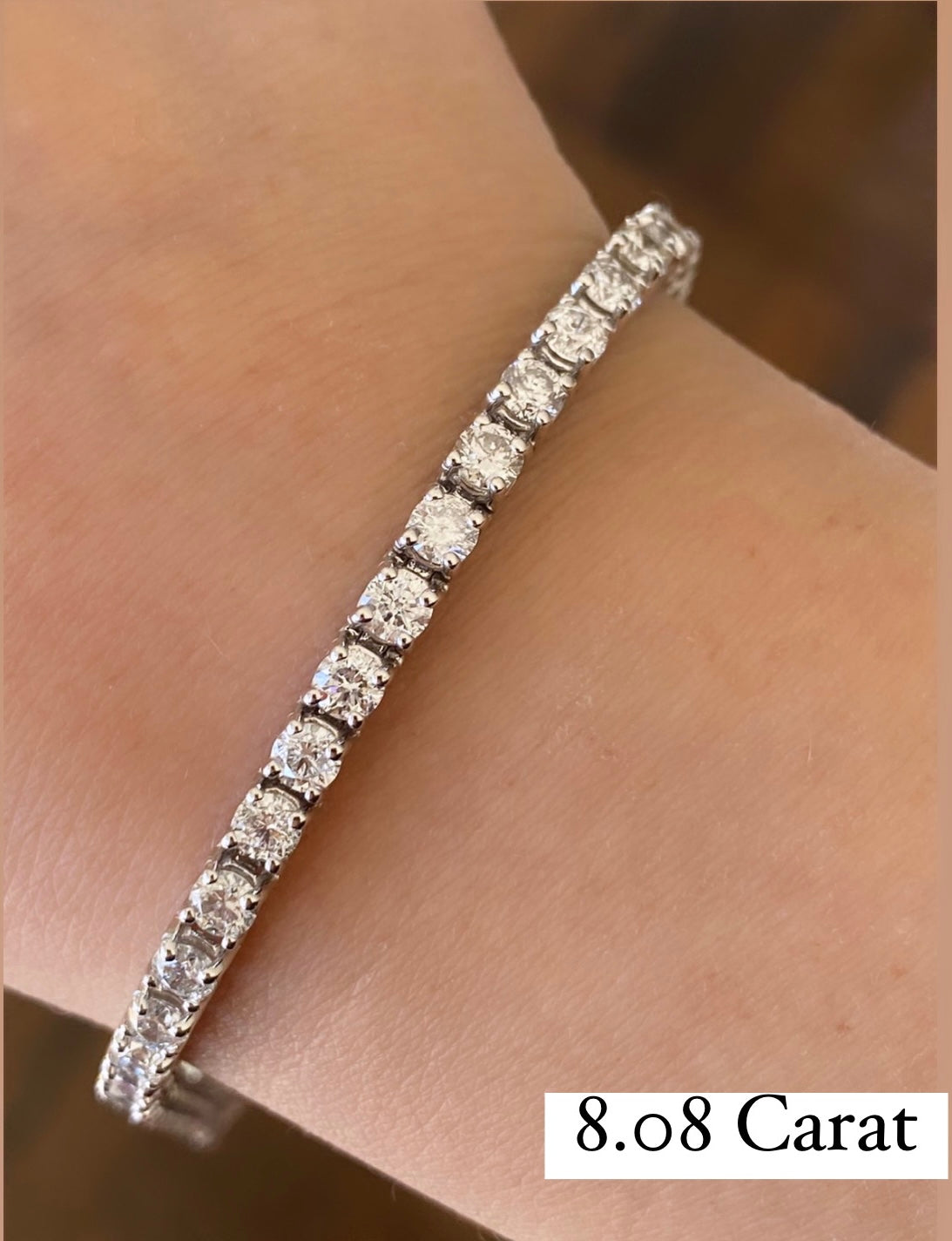 Haesther Diamond Tennis Bracelet
