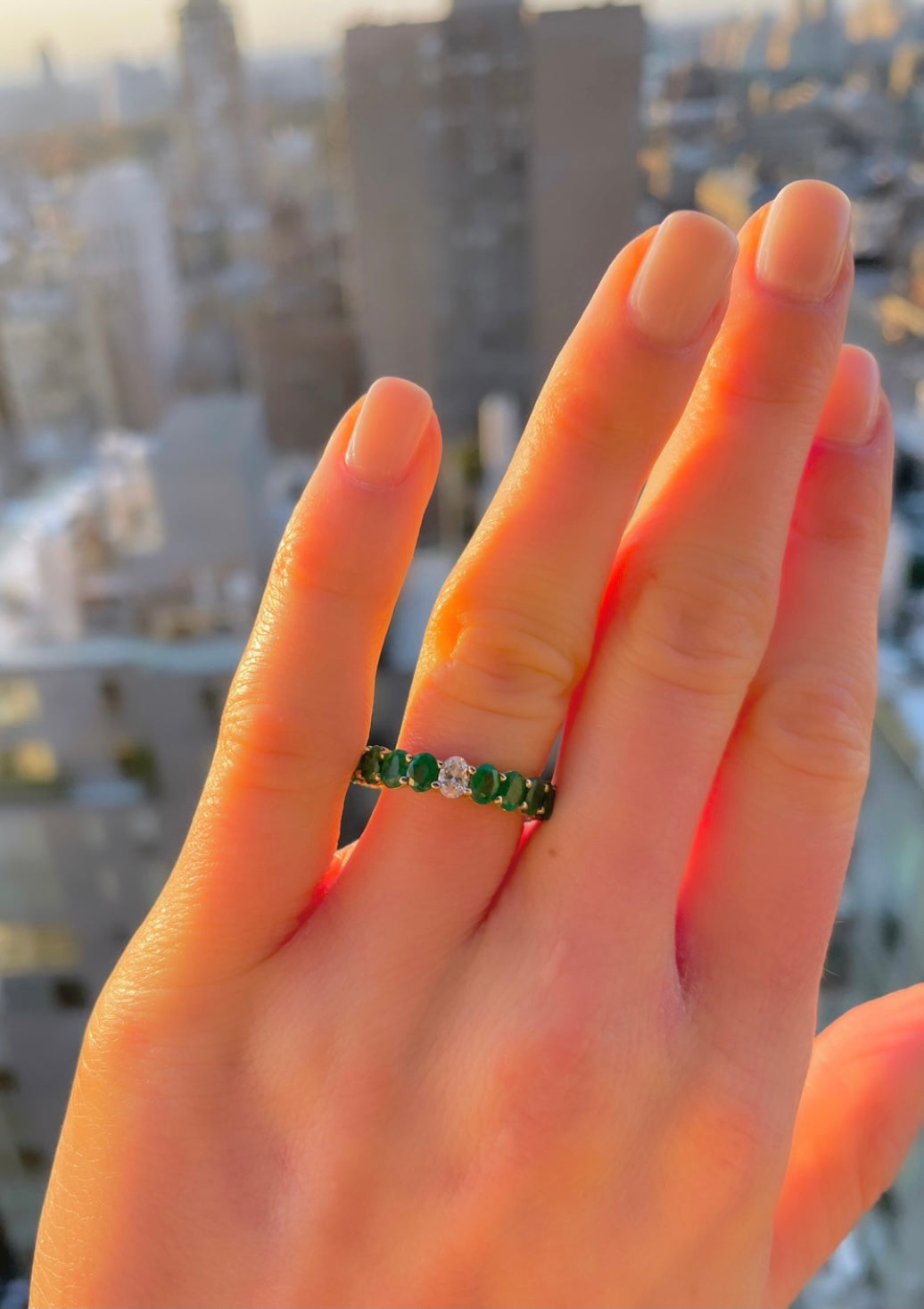 The Single Diamond Eternity Band