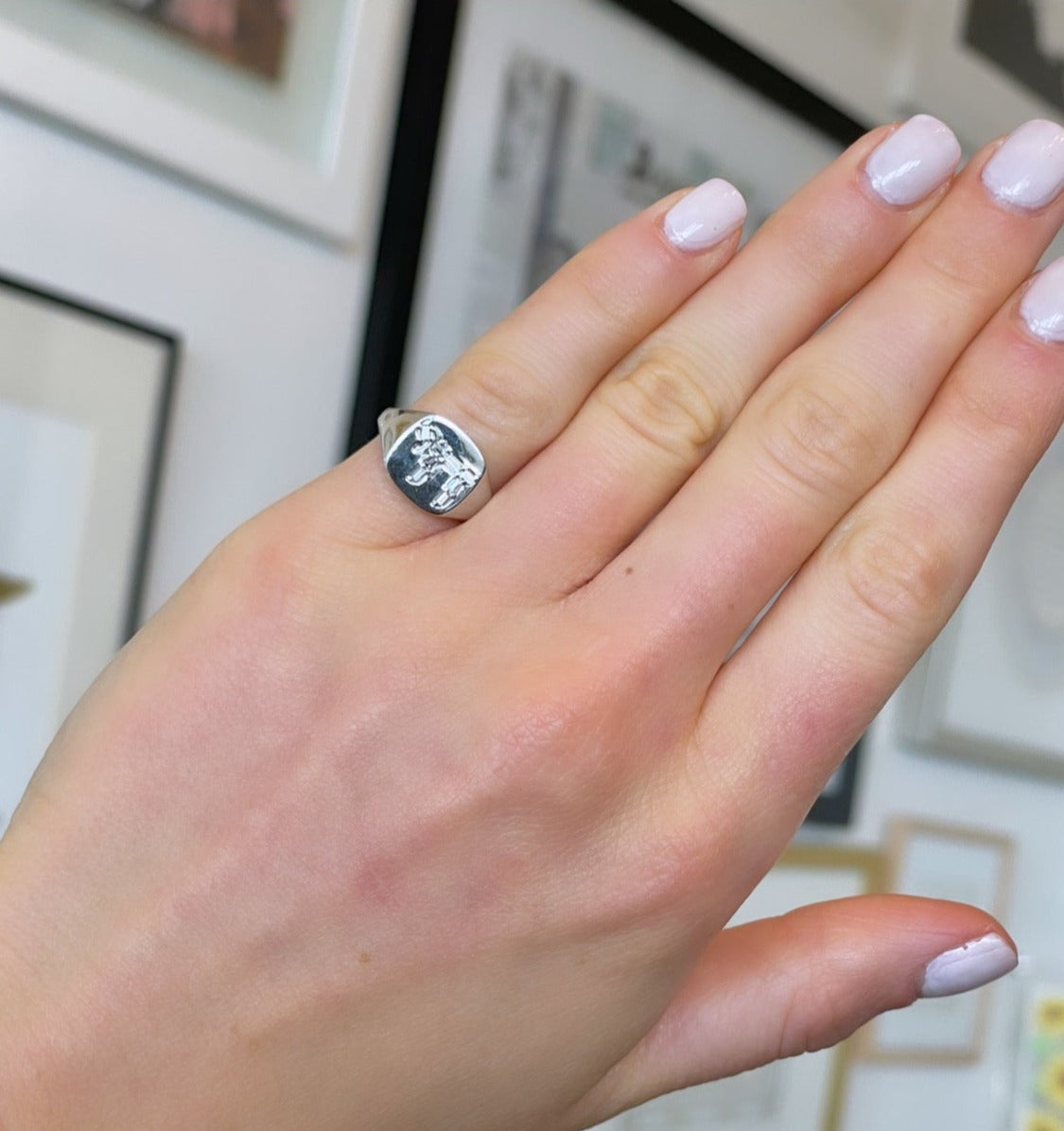 The L'Chaim Signet Pinky Ring