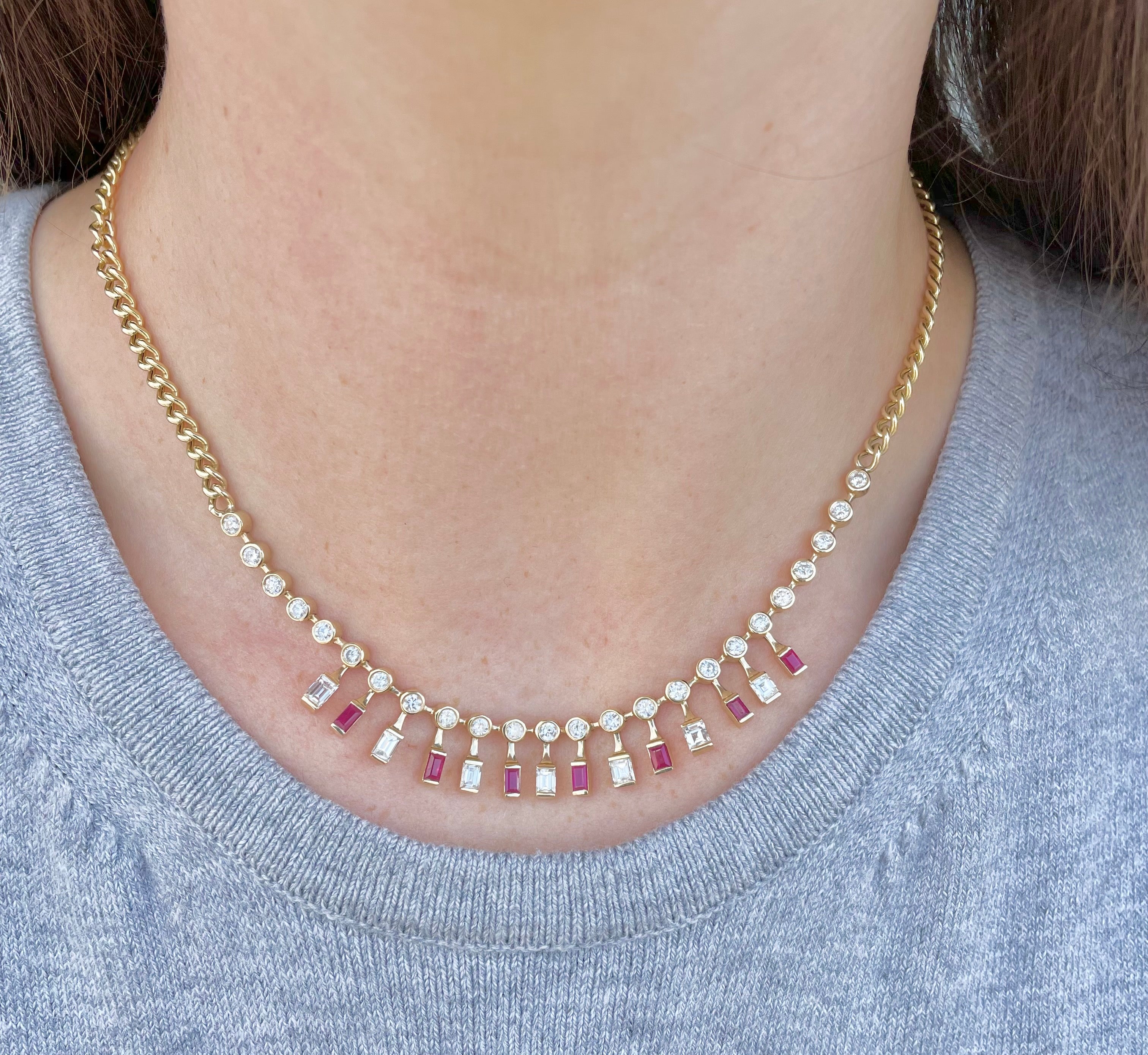 The Cuban Lake Como Tennis Necklace