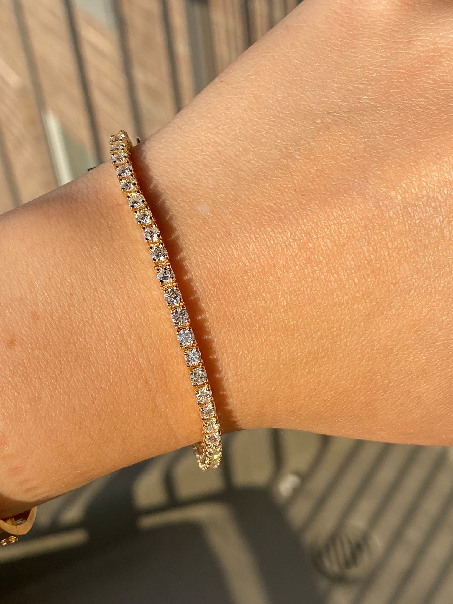 Haesther Diamond Tennis Bracelet Large