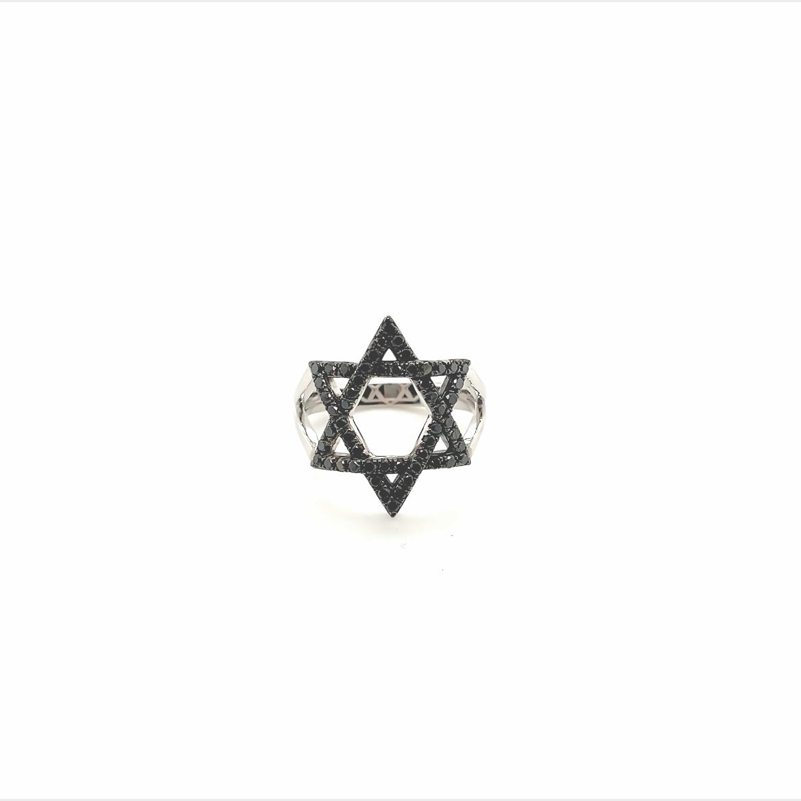The Mazel Ring Black Diamond
