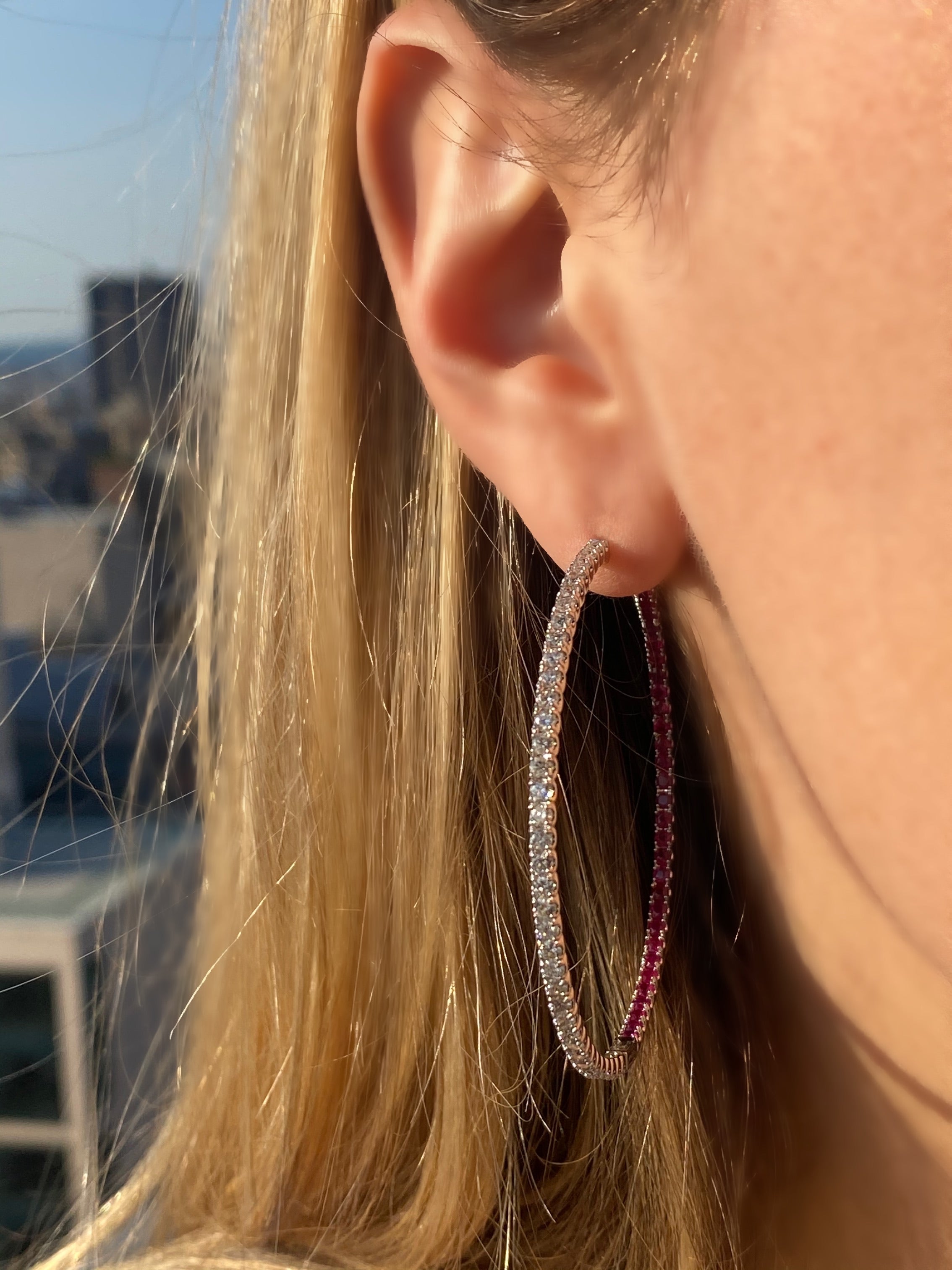 The Peekaboo Hoops Large